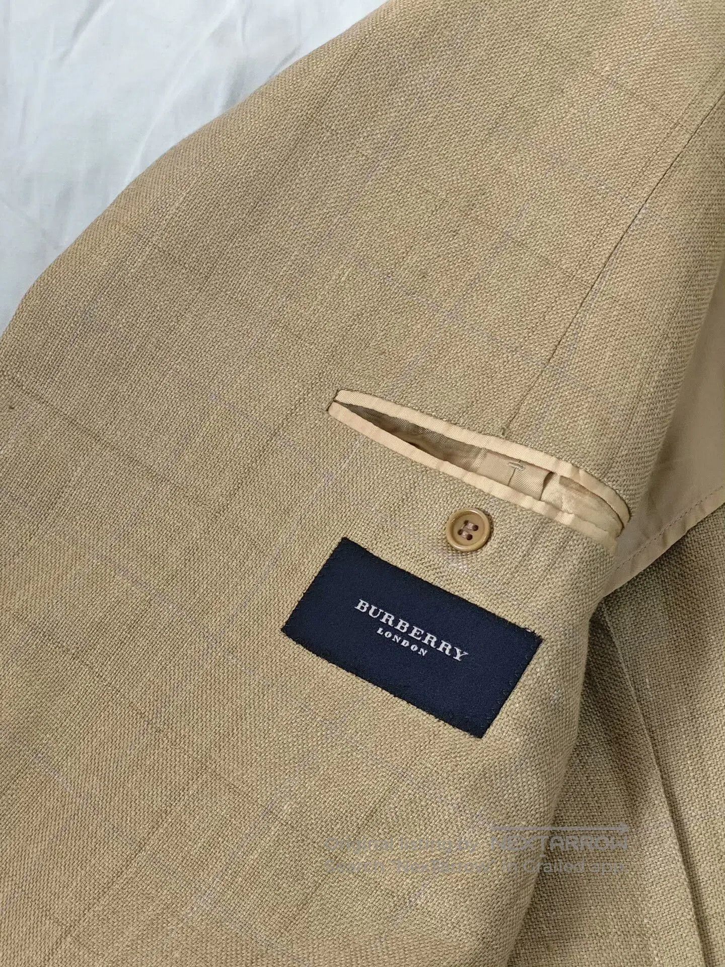 Burberry Burberry Italian Silk Wool Blazer. Size US XL / EU 56 / 4 - 7 Thumbnail