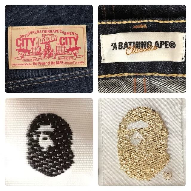 Bape BAPE STA embroidered denim pants a bathing ape NIGO ★size XL Size US 36 / EU 52 - 9 Thumbnail