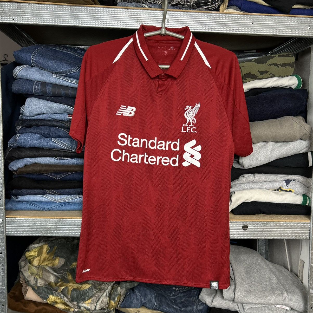 New Balance Mens New Balance Liverpool home Soccer jersey size S Size US S / EU 44-46 / 1 - 1 Thumbnail