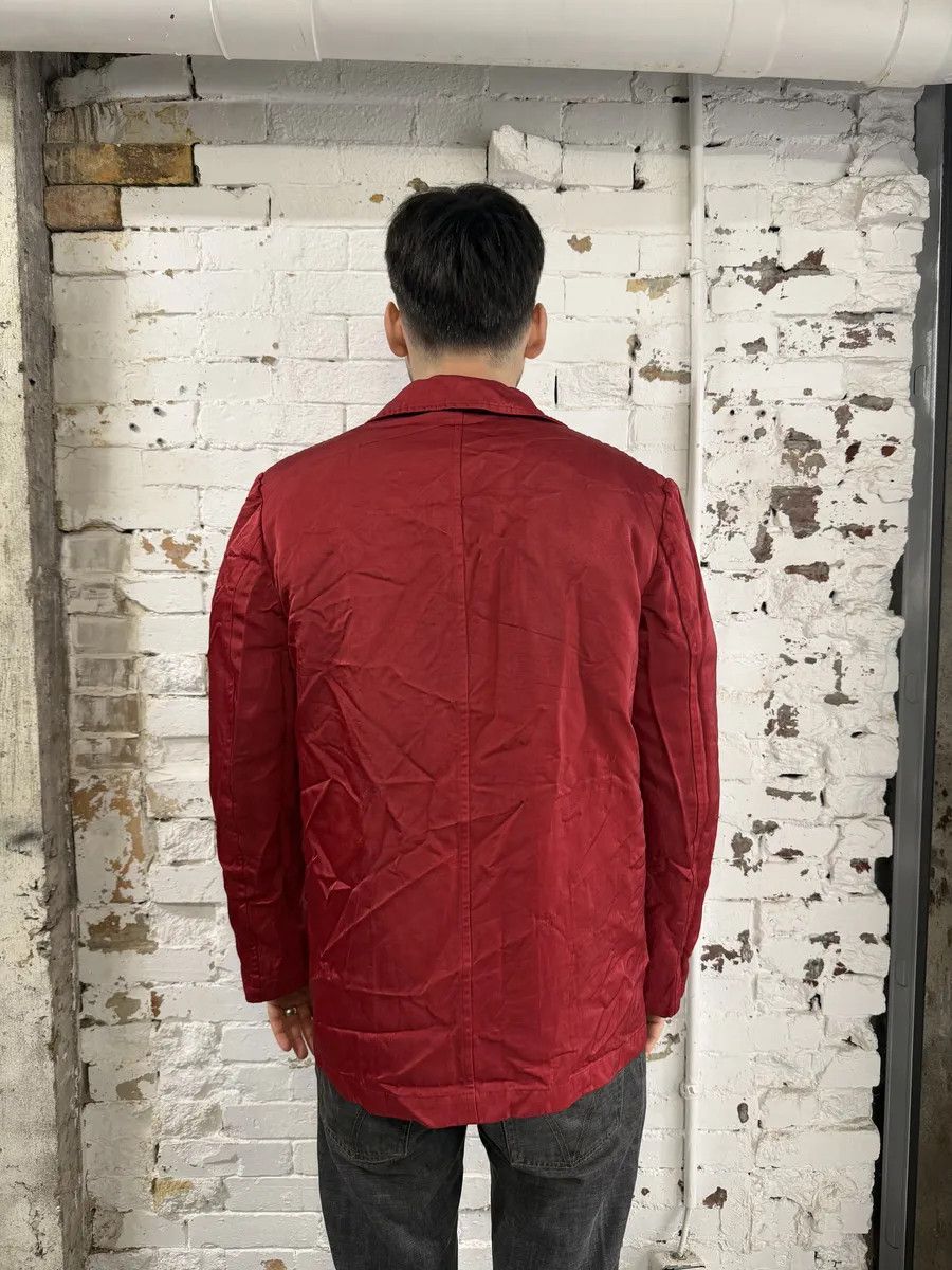 Comme des Garcons AW1998 Comme des Garçons Homme Plus Red Contemporary Pleated Blazer Jacket Size US M / EU 48-50 / 2 - 3 Thumbnail