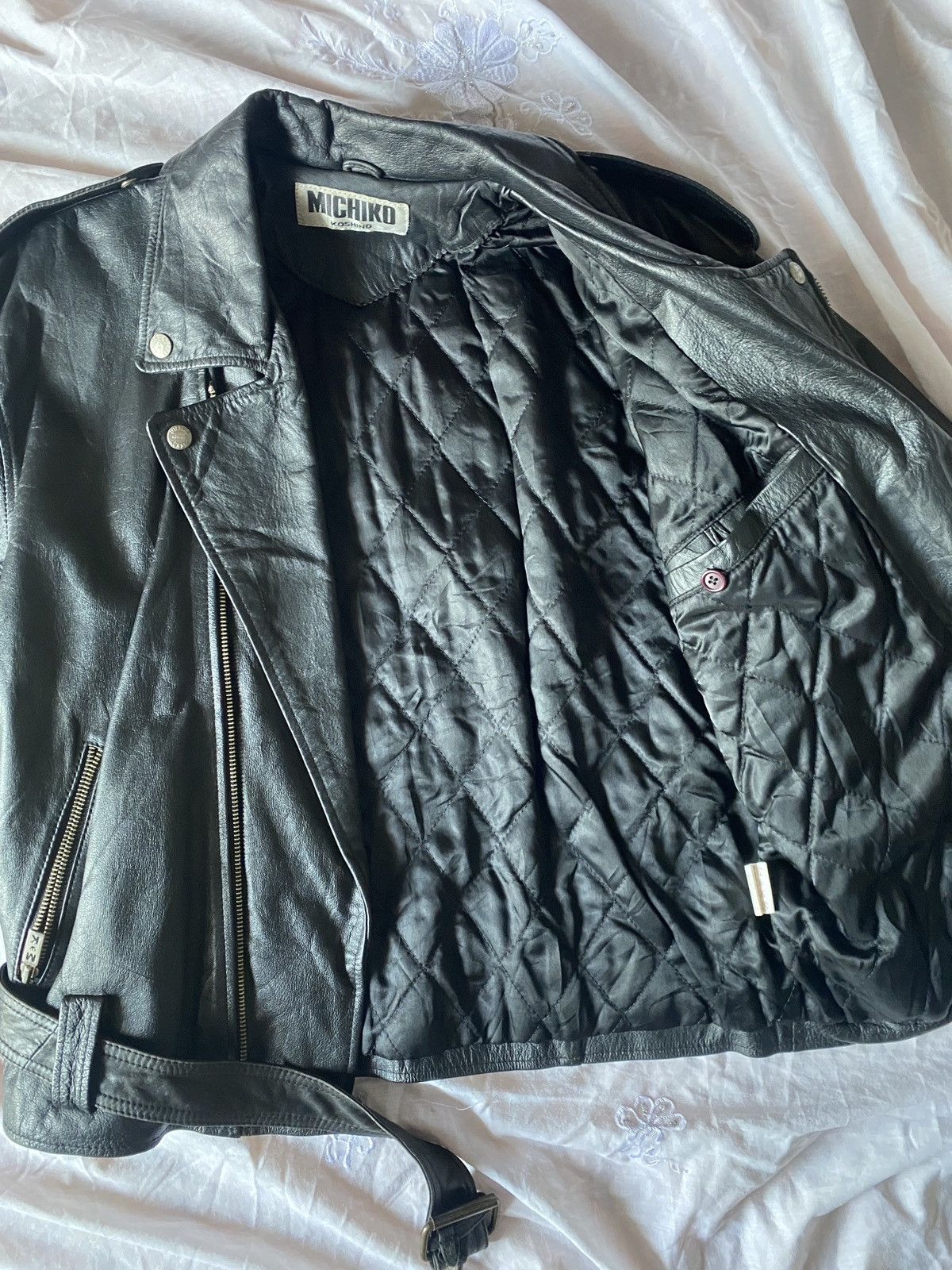 Michiko Koshino London vintage michiko london koshino leather ramones biker jacket Size US M / EU 48-50 / 2 - 6 Thumbnail