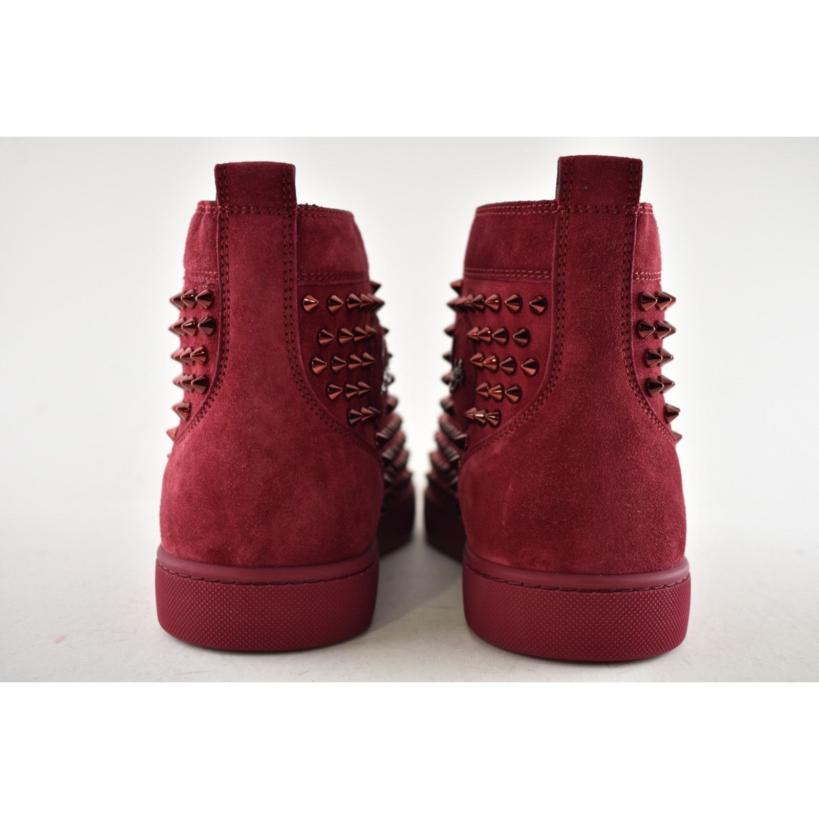 Christian Louboutin Christian Louboutin Men Louis Flat Spike Sanguine Red High Size US 10.5 / EU 43-44 - 11 Thumbnail