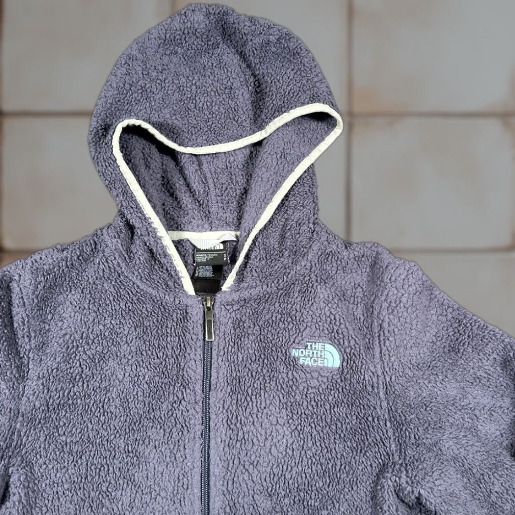 The North Face The North Face Jacket Womens SMALL Gray Hoodie Fleece Sherpa Outdoor Size S / US 4 / IT 40 - 1 Thumbnail