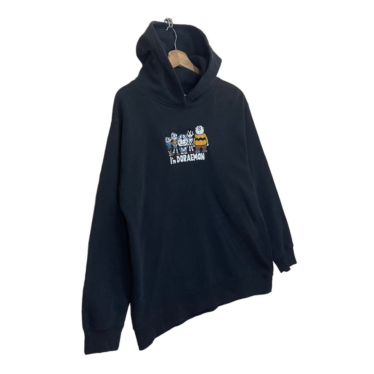 Anime I AM DOREAMON BIG LOGO PULLOVER HOODIE Size US M / EU 48-50 / 2 - 2 Thumbnail