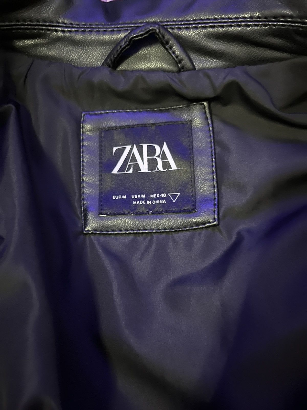 Zara Zara leather Jacket Size US S / EU 44-46 / 1 - 5 Thumbnail