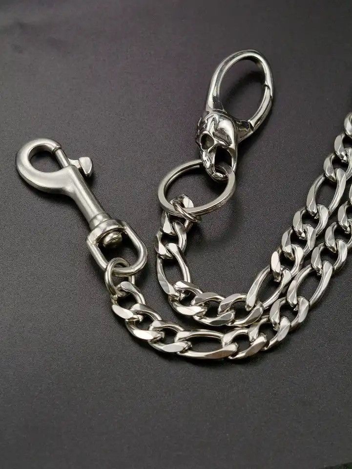 Vintage Skull Trigger Hook Jeans Chain Size ONE SIZE - 5 Thumbnail