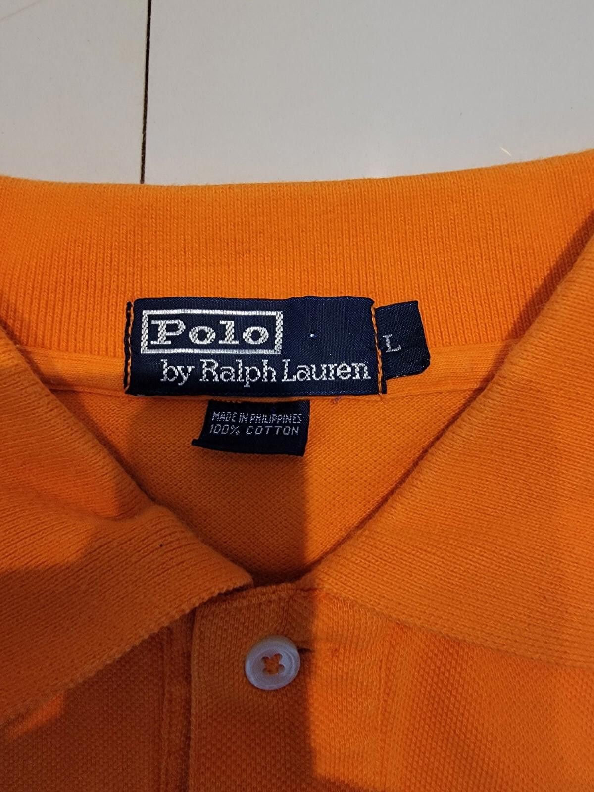 Polo Ralph Lauren Men’s shirt RALPH LAUREN size L short sleeve orange polo Size US L / EU 52-54 / 3 - 2 Thumbnail