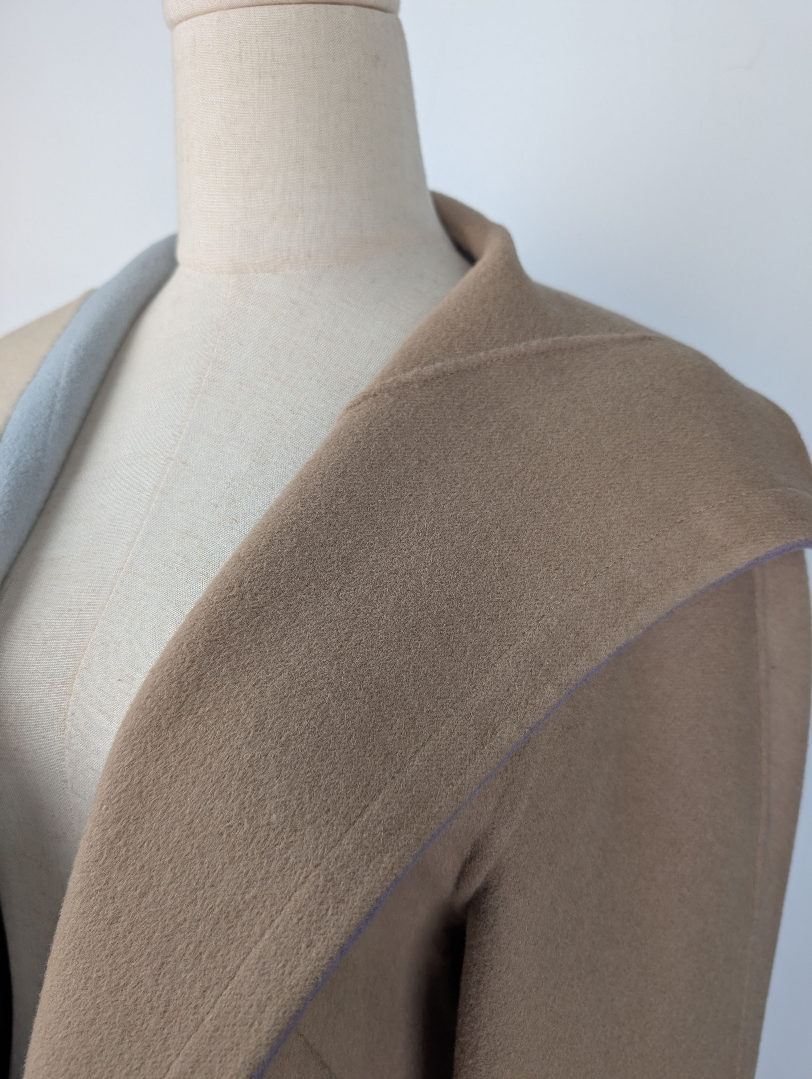 Valentino Valentino Khaki And Light Blue Coat Size XS / US 0-2 / IT 36-38 - 3 Thumbnail