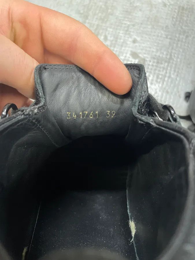 Balenciaga Balenciaga Arena Satin Cracked Leather High Sneakers Size US 7.5 / EU 40-41 - 9 Thumbnail