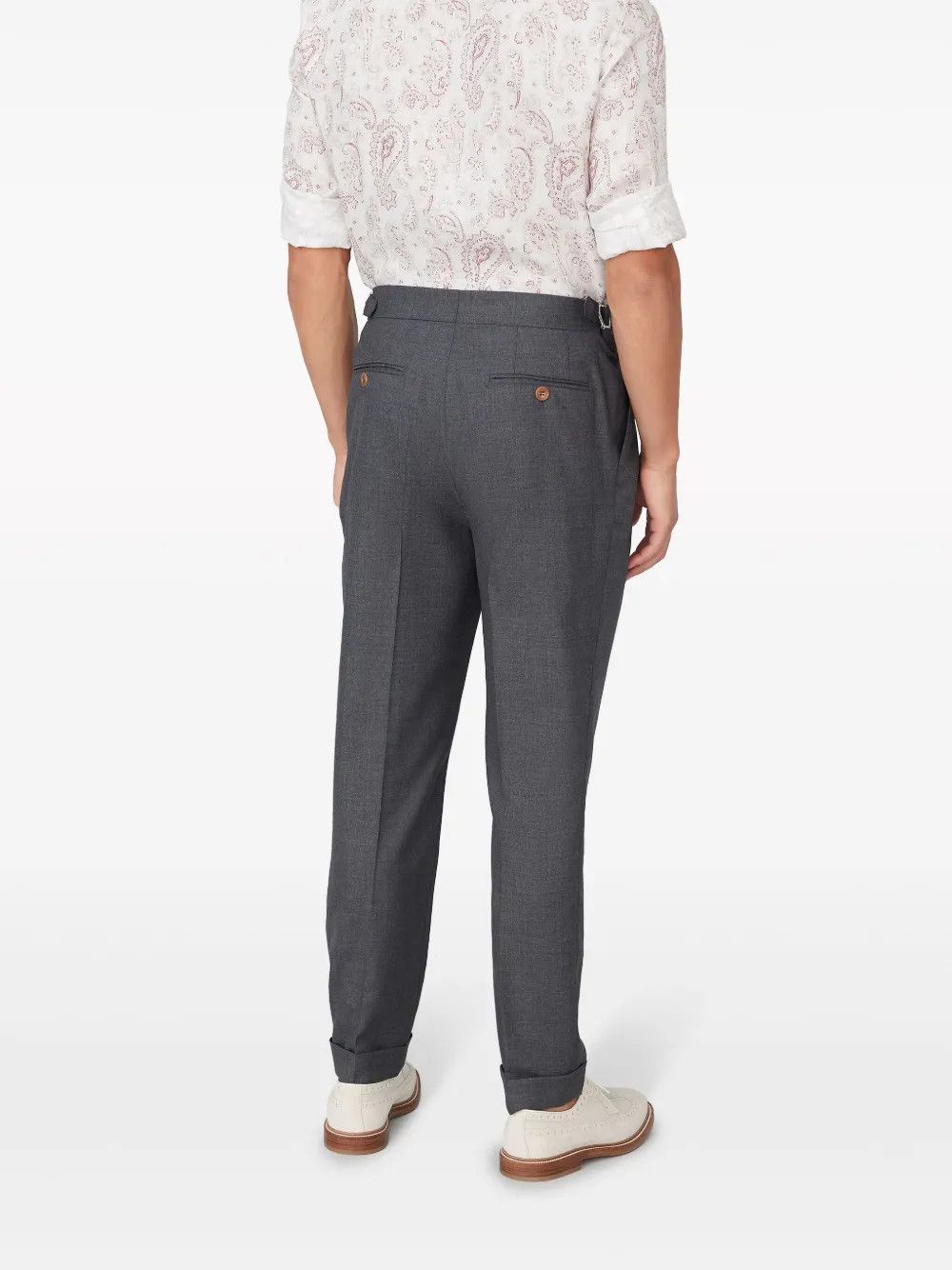 Brunello Cucinelli Pants in Medium Grey Size US 32 / EU 48 - 2 Thumbnail