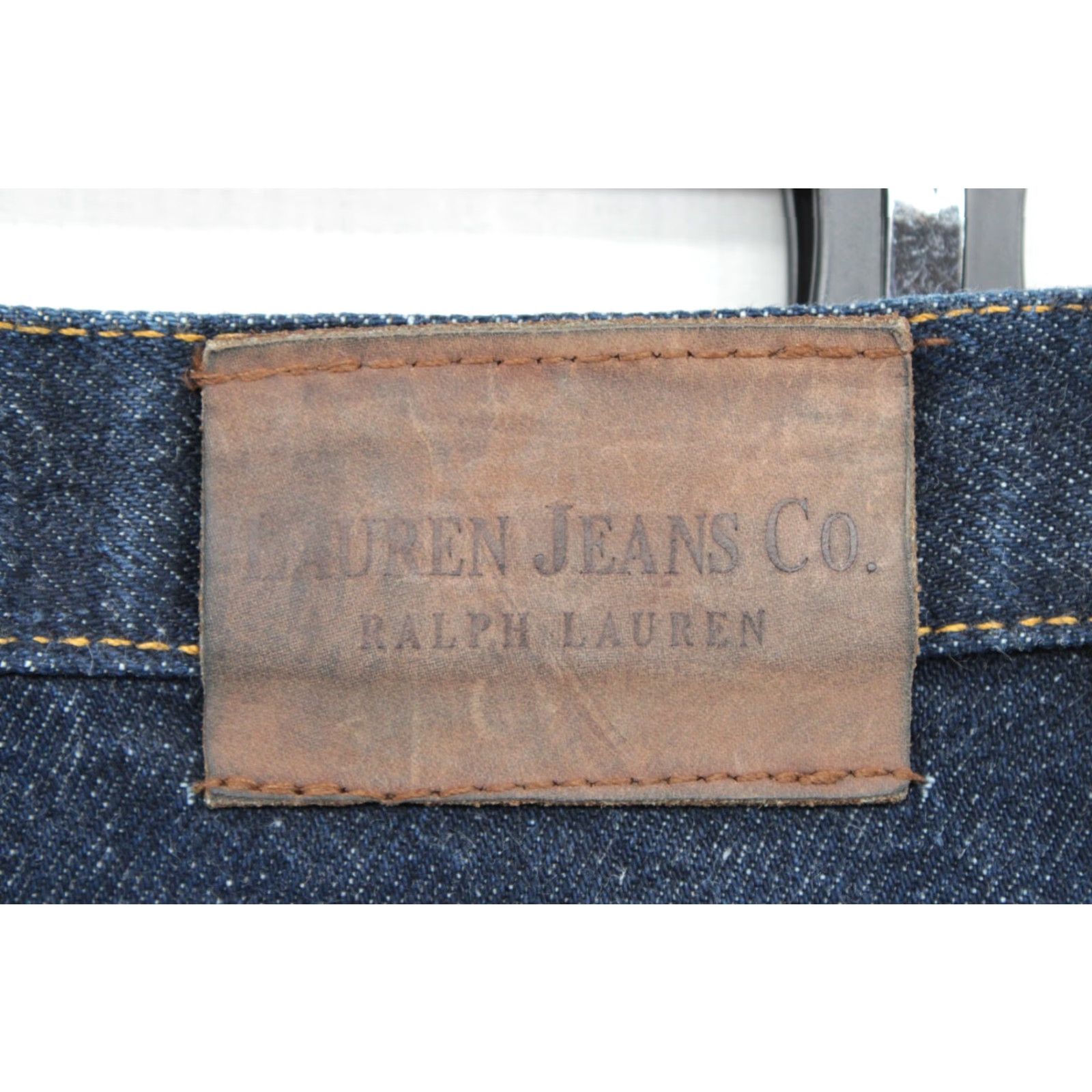 Ralph Lauren VINTAGE Lauren Jeans Co. Women's 12 Blue LRL Ralph Lauren Denim Stright Leg 5769 Jeans Size 34" / US 12 / IT 48 - 5 Thumbnail