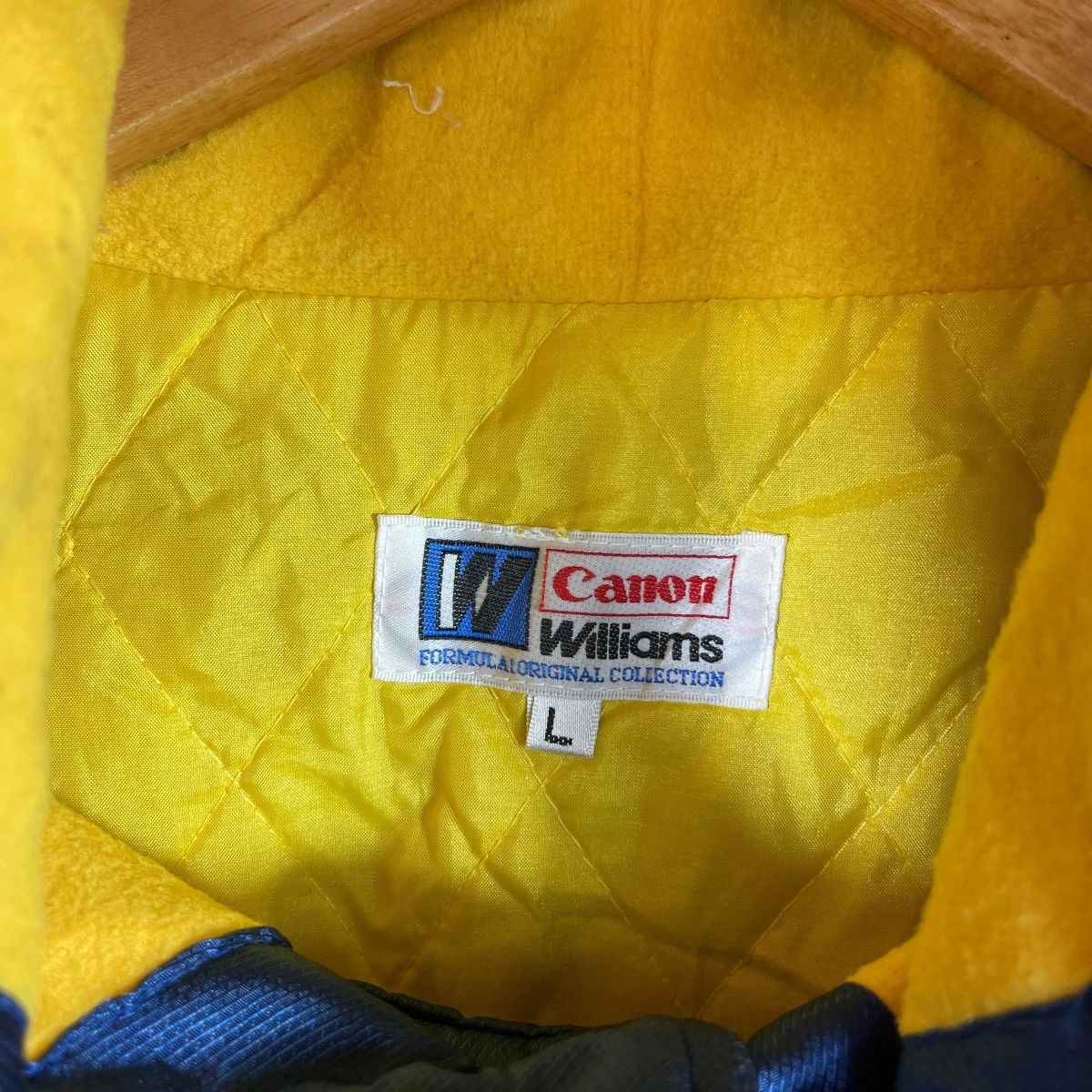 Vintage Canon Williams F1 Team Vintage Racing Jacket Hooded Coat Size US L / EU 52-54 / 3 - 3 Thumbnail