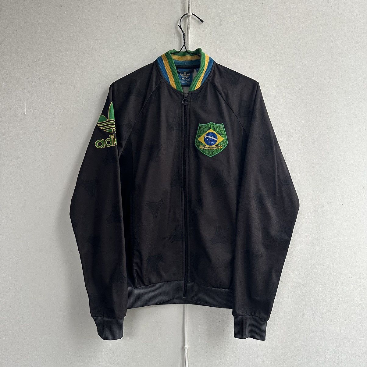 Adidas Adidas Brasil World Cup tracksuit top jacket rare Size US M / EU 48-50 / 2 - 6 Thumbnail
