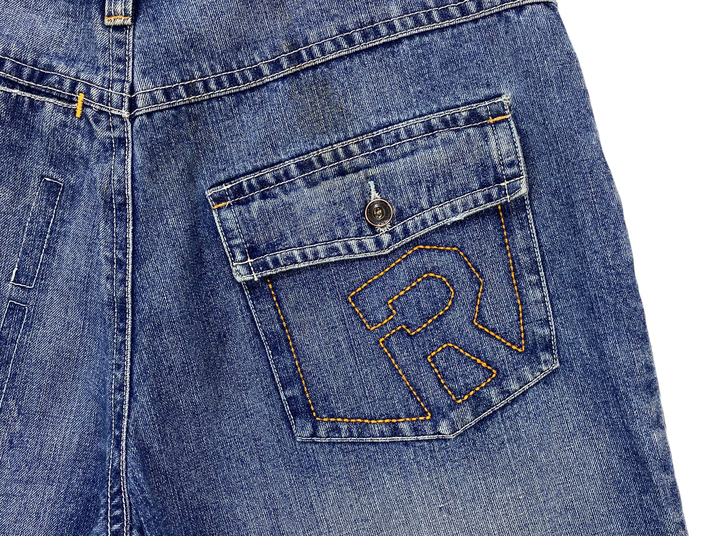 Rocawear Rocawear Baggy Jeans Hip Hop Jay Z Medium Wash Men Jeans Size US 36 / EU 52 - 13 Thumbnail