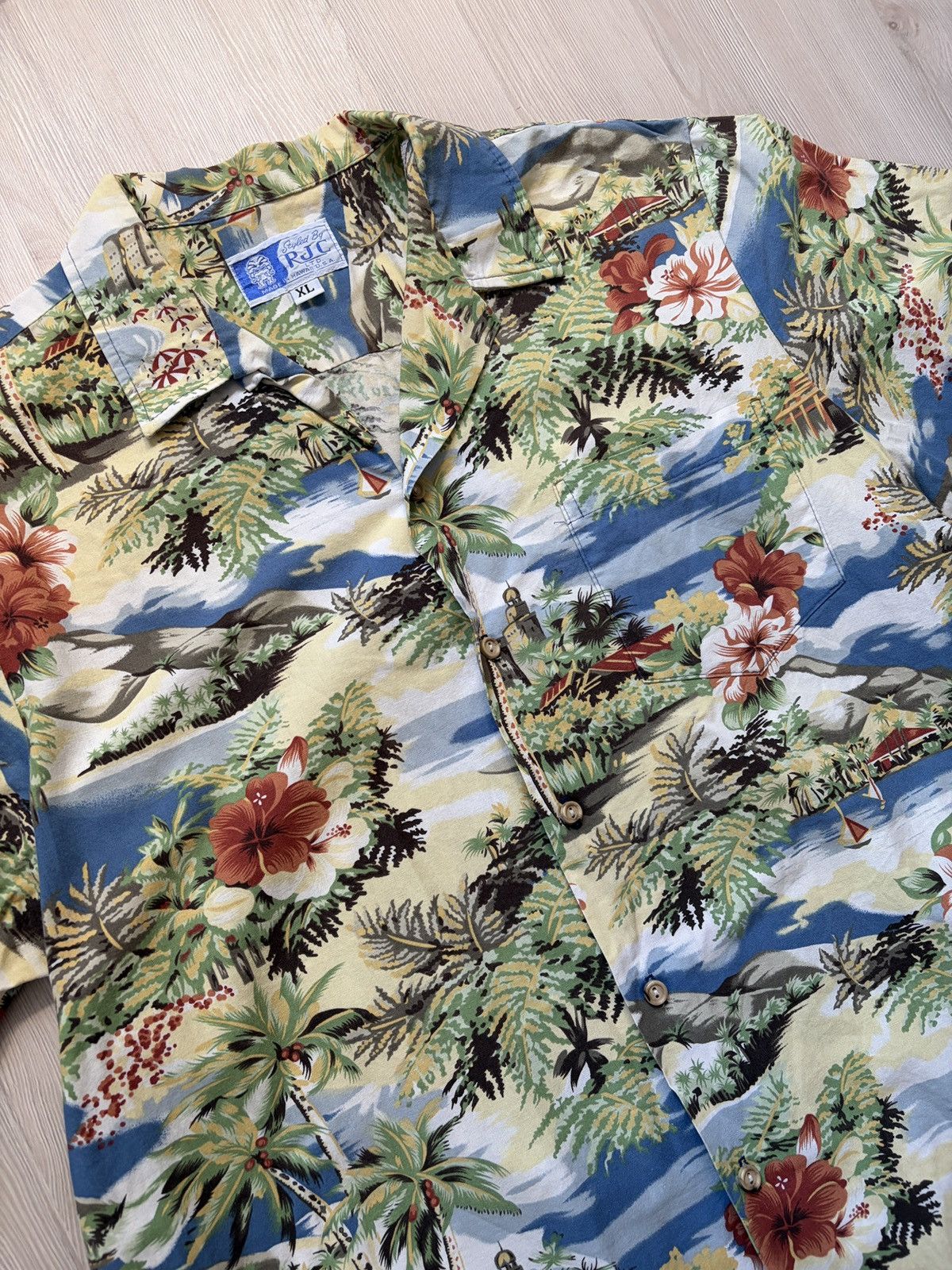 Cockpit USA RJC Hawaiian Summer Shirt USA Size US XL / EU 56 / 4 - 5 Thumbnail