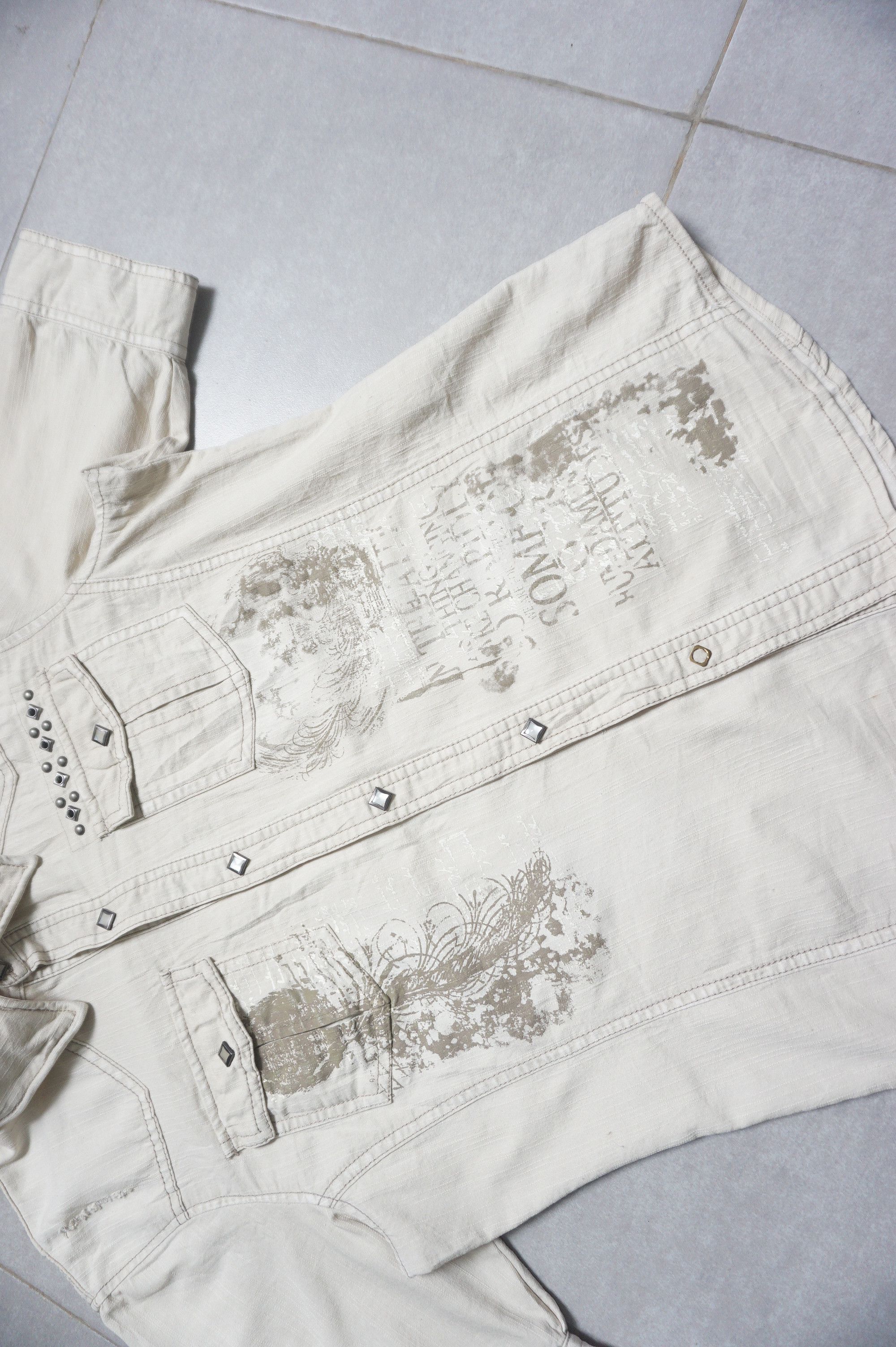 semanticdesign Semantic Design studed poem shirt Size US S / EU 44-46 / 1 - 3 Thumbnail