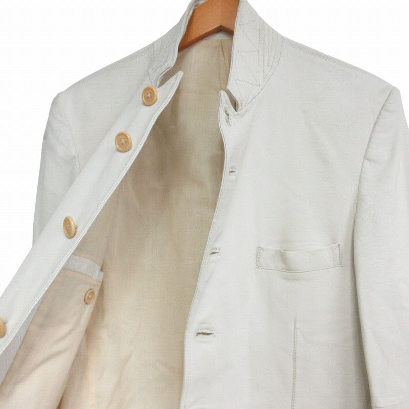 Yohji Yamamoto YOHJI YAMAMOTO POUR HOMME 10AW skin leather jacket Size US M / EU 48-50 / 2 - 5 Thumbnail