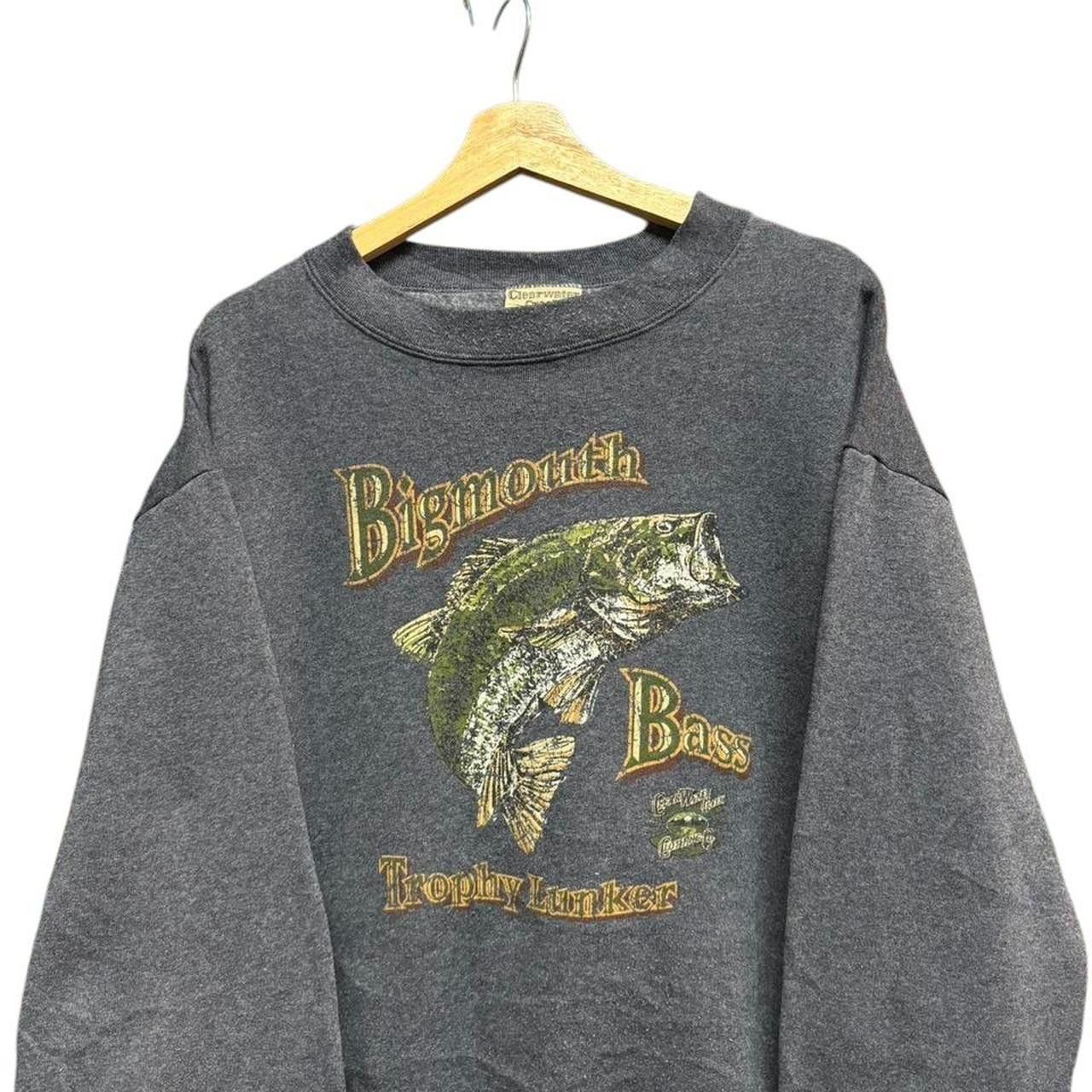 Vintage Vintage Bigmouth Bass sweatshirt size: L Size US L / EU 52-54 / 3 - 3 Thumbnail