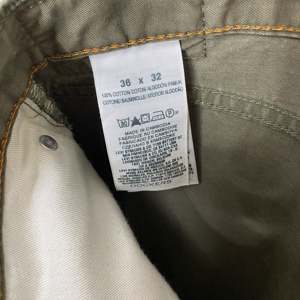 Dockers Dockers Green Pants Size US 36 / EU 52 - 4 Thumbnail