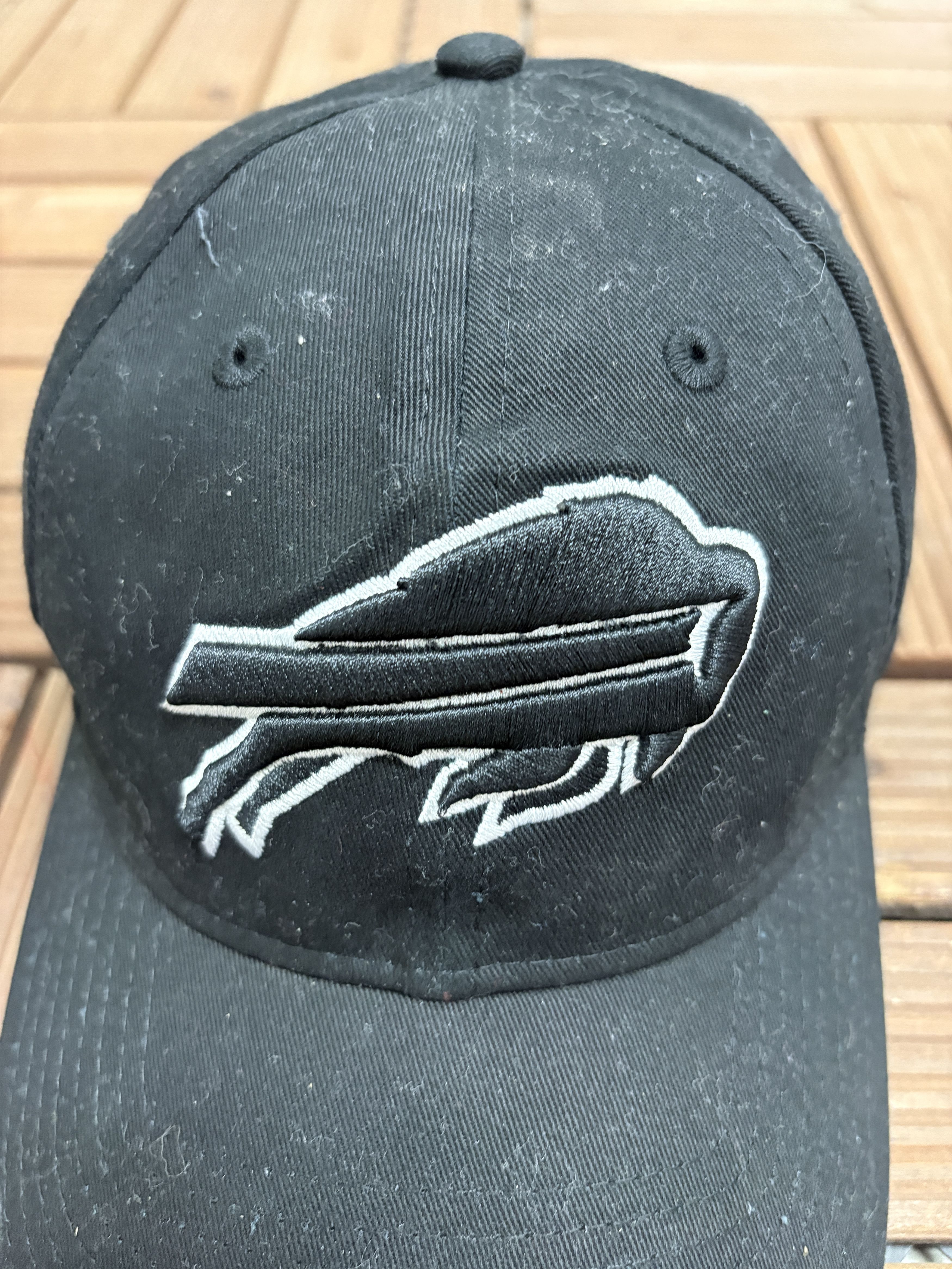 New Era Buffalo Bills Stitched Vintage Black Hat Cap Size ONE SIZE - 3 Thumbnail