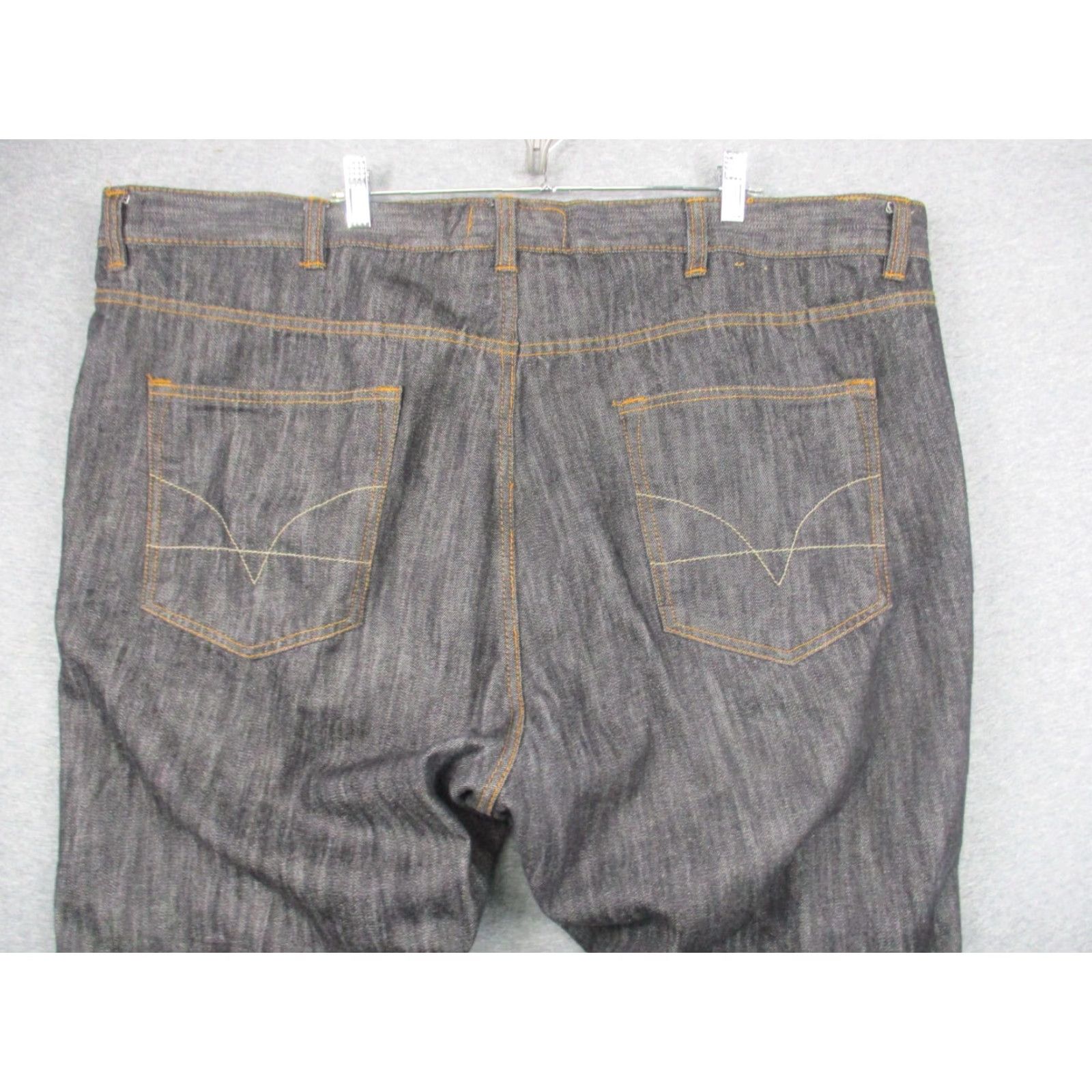 Vintage Evolution Jeans Men’s 48x33 Baggy Dark Wash Jeans Men's Baggy 48x33 Evolution In Design Black Denim 90s? Size US 32 / EU 48 - 7 Thumbnail