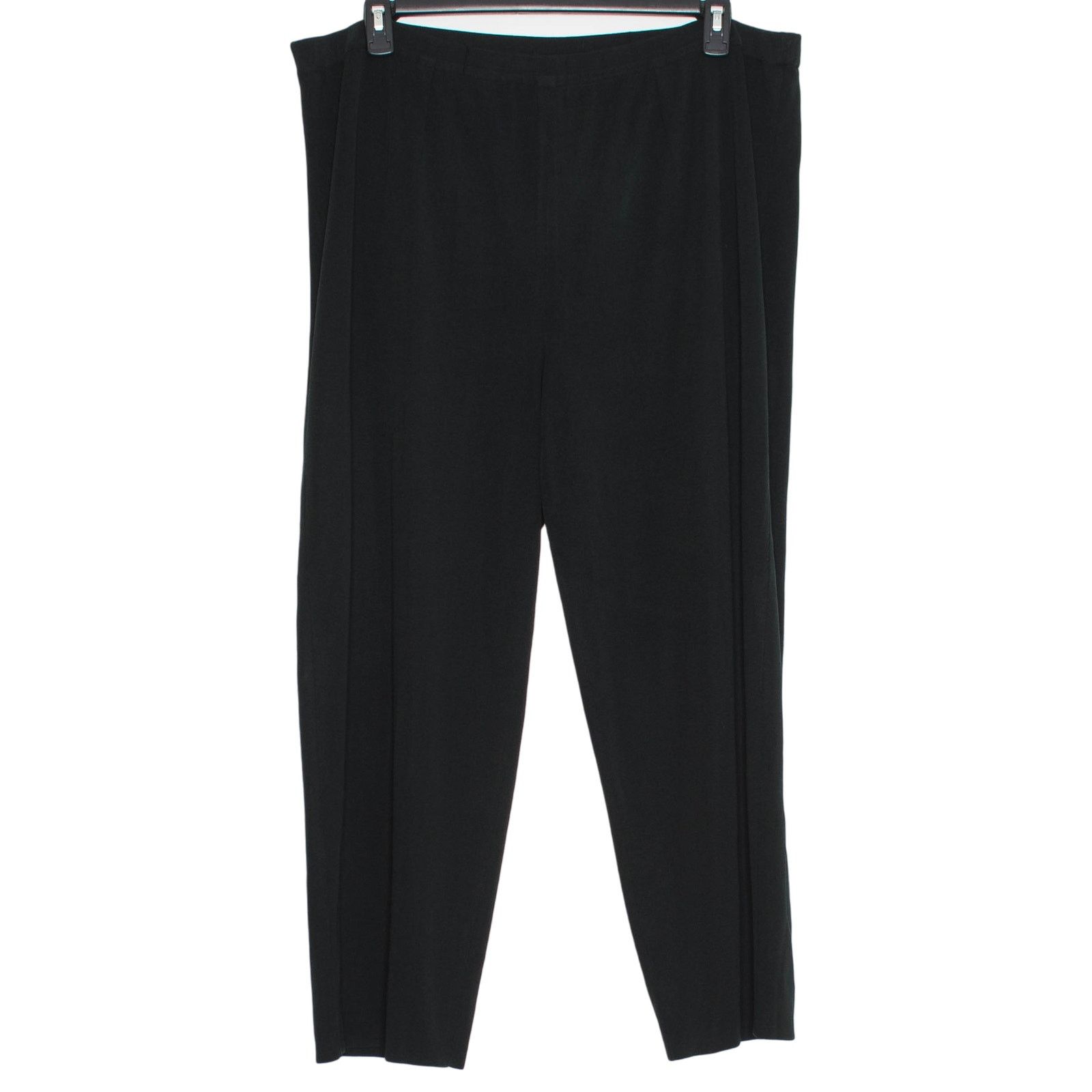 Other Ming Wang Pull On Stretch Pants Black Plus 3X Minimalist Size 39" - 1 Thumbnail