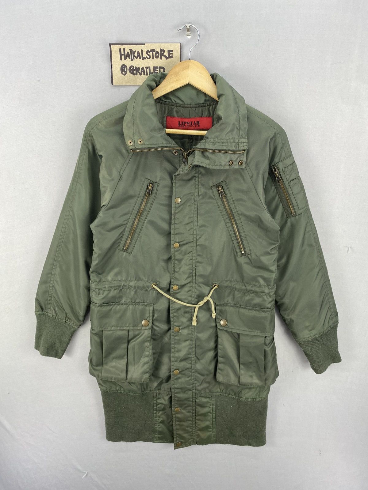 Japanese Brand Vintage Y2k Lipstar Parka Jacket Size US S / EU 44-46 / 1 - 1 Thumbnail