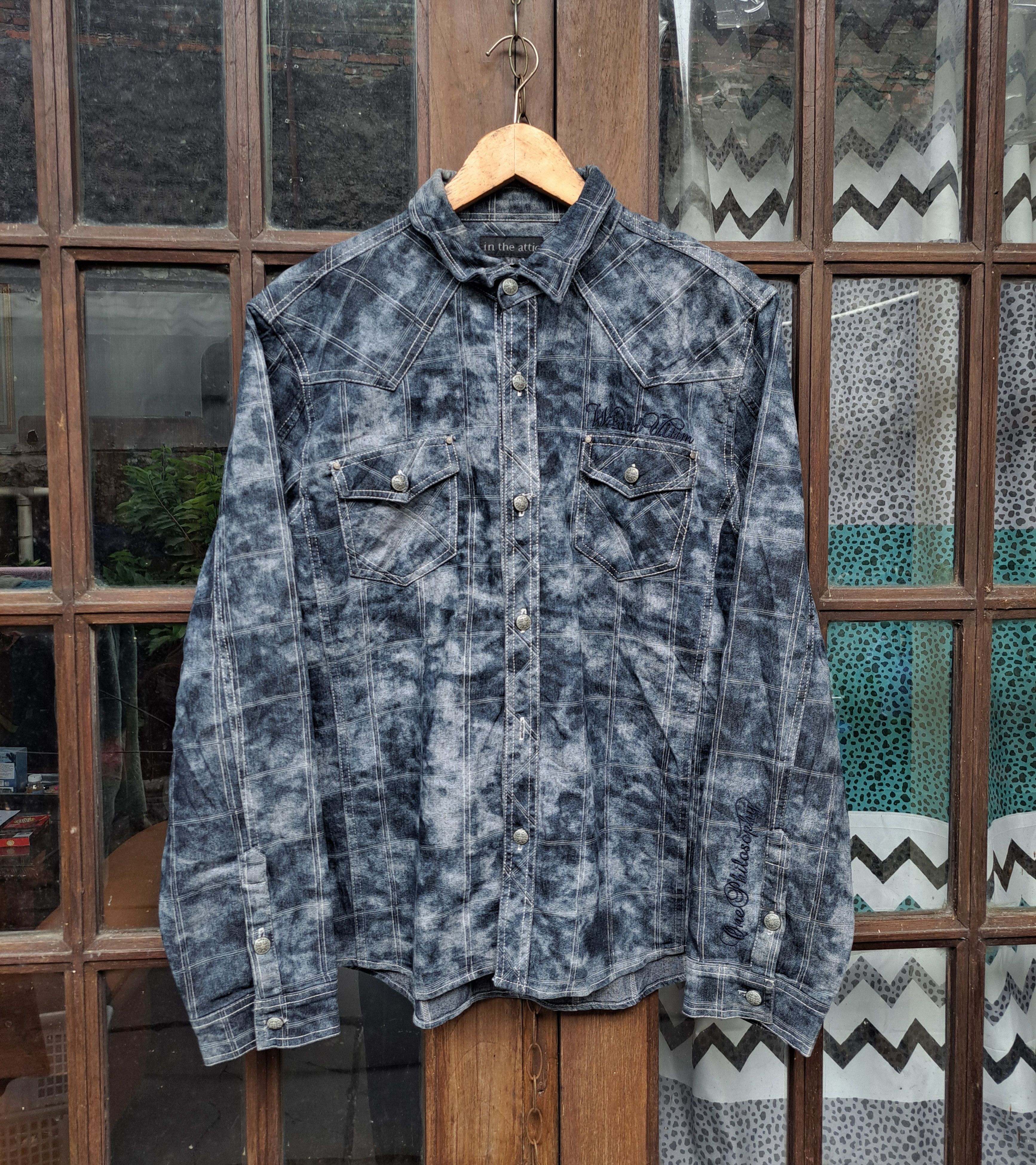 If Six Was Nine In the Attic Mens Shirt Floral Ghotic LL Japan Size US L / EU 52-54 / 3 - 1 Thumbnail