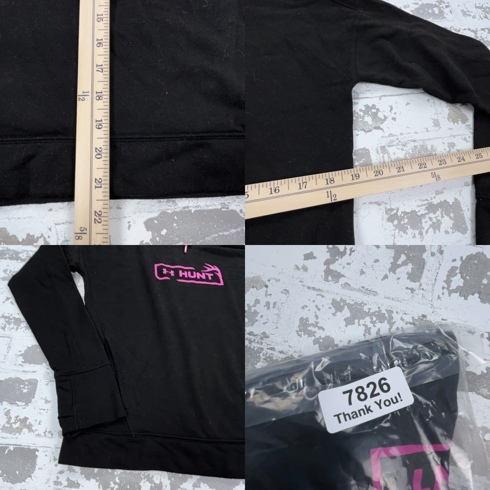 Under Armour Under Armour Sweatshirt Women M Black Pink Turtle Neck Pullover Fleece Logo Cotton Blend Regular Thermal All Seasons Sports Outdoors Size M / US 6-8 / IT 42-44 - 8 Thumbnail