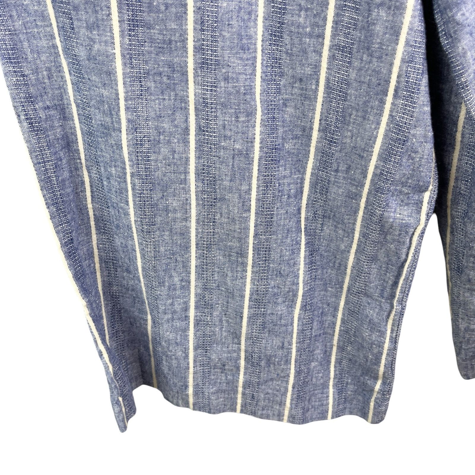 ALICE + OLIVIA Lucie Linen Striped Strapless Jumpsuit 0