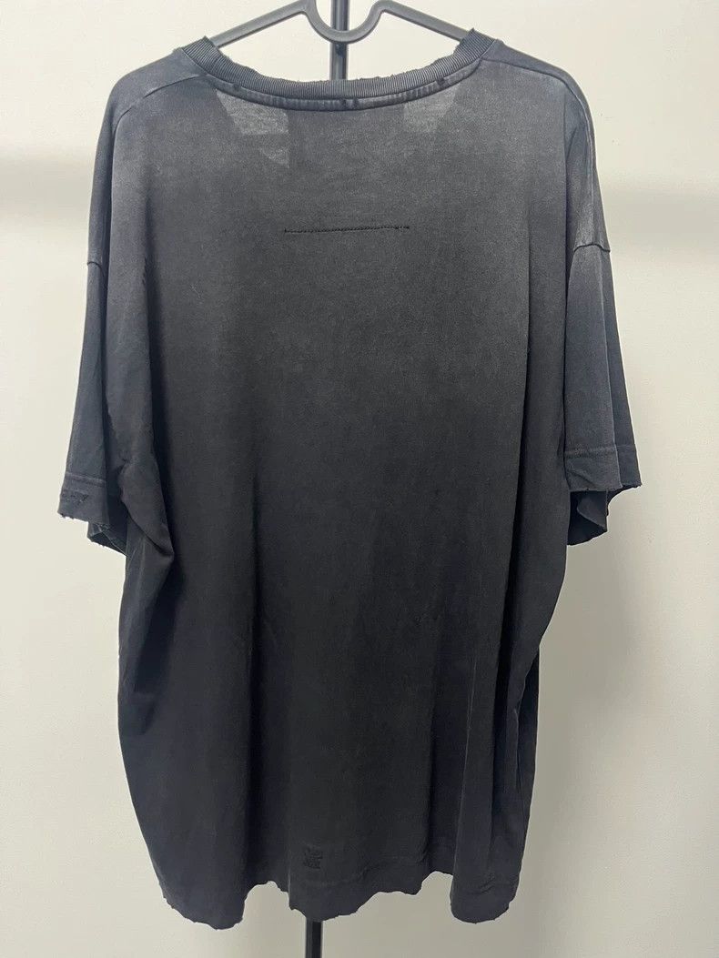 Givenchy Givenchy Black Washed Distressed Dark Grey Short-sleeved T Size US M / EU 48-50 / 2 - 2 Thumbnail
