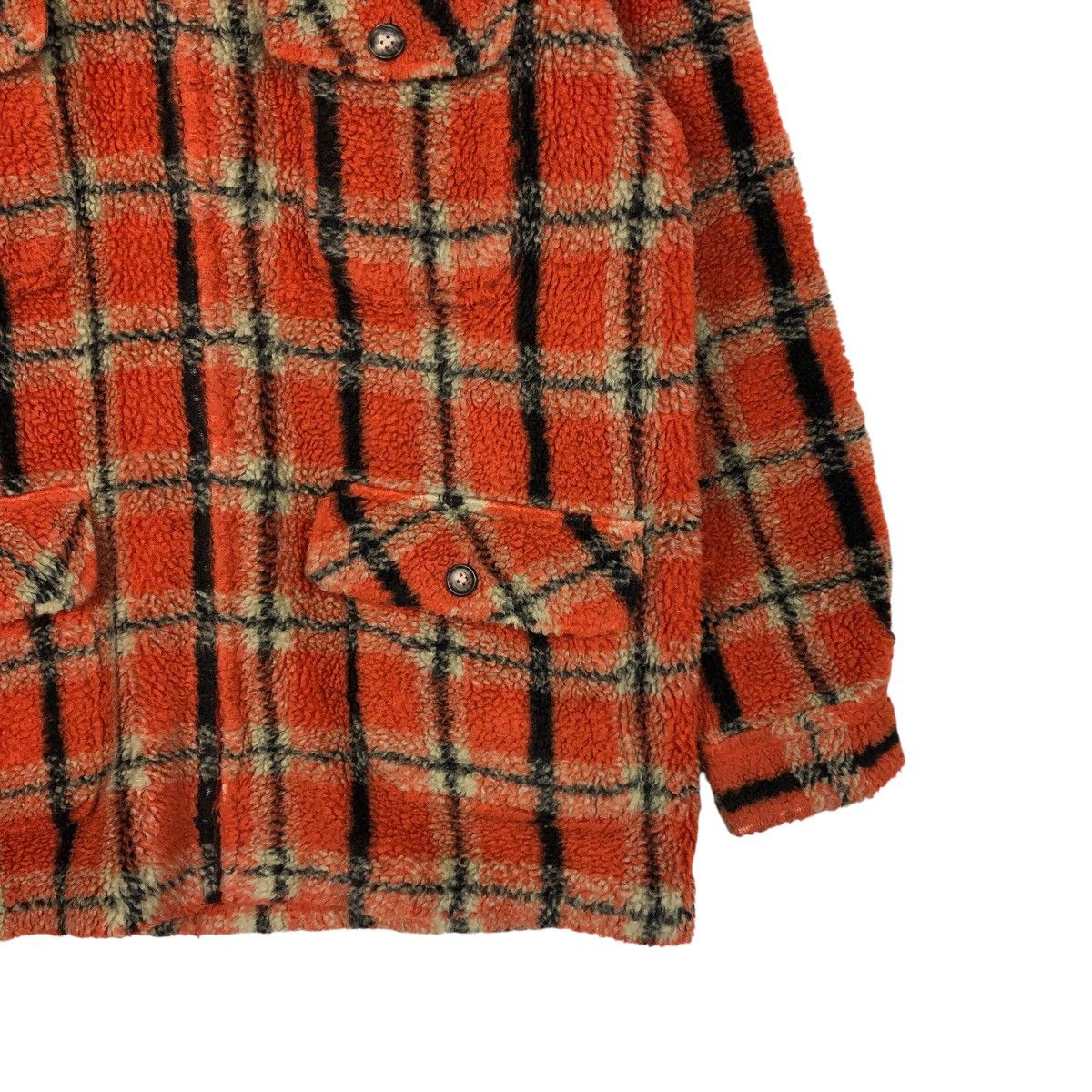 Japanese Brand 🔥VINTAGE FLEECE FLANNEL JACKET RALPH ETON ISSEY MIYAKE Size US M / EU 48-50 / 2 - 7 Thumbnail