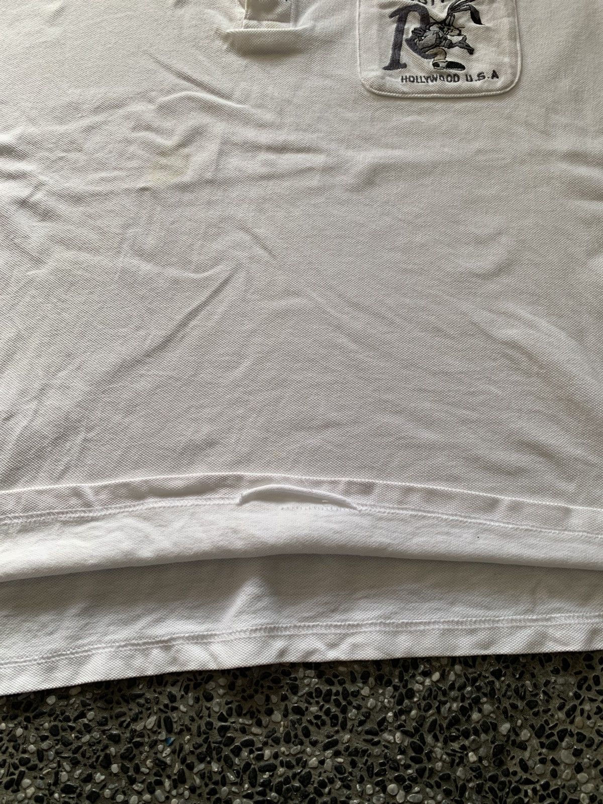 Vintage Vintage 90s Rocky Rabbit Hollywood USA Polo Shirt Size US L / EU 52-54 / 3 - 10 Thumbnail