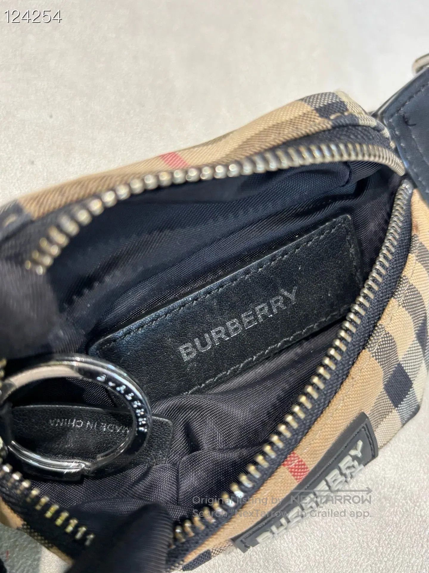 Burberry Burberry Check Mini Sonny Coin Purse Charm. Size ONE SIZE - 6 Thumbnail