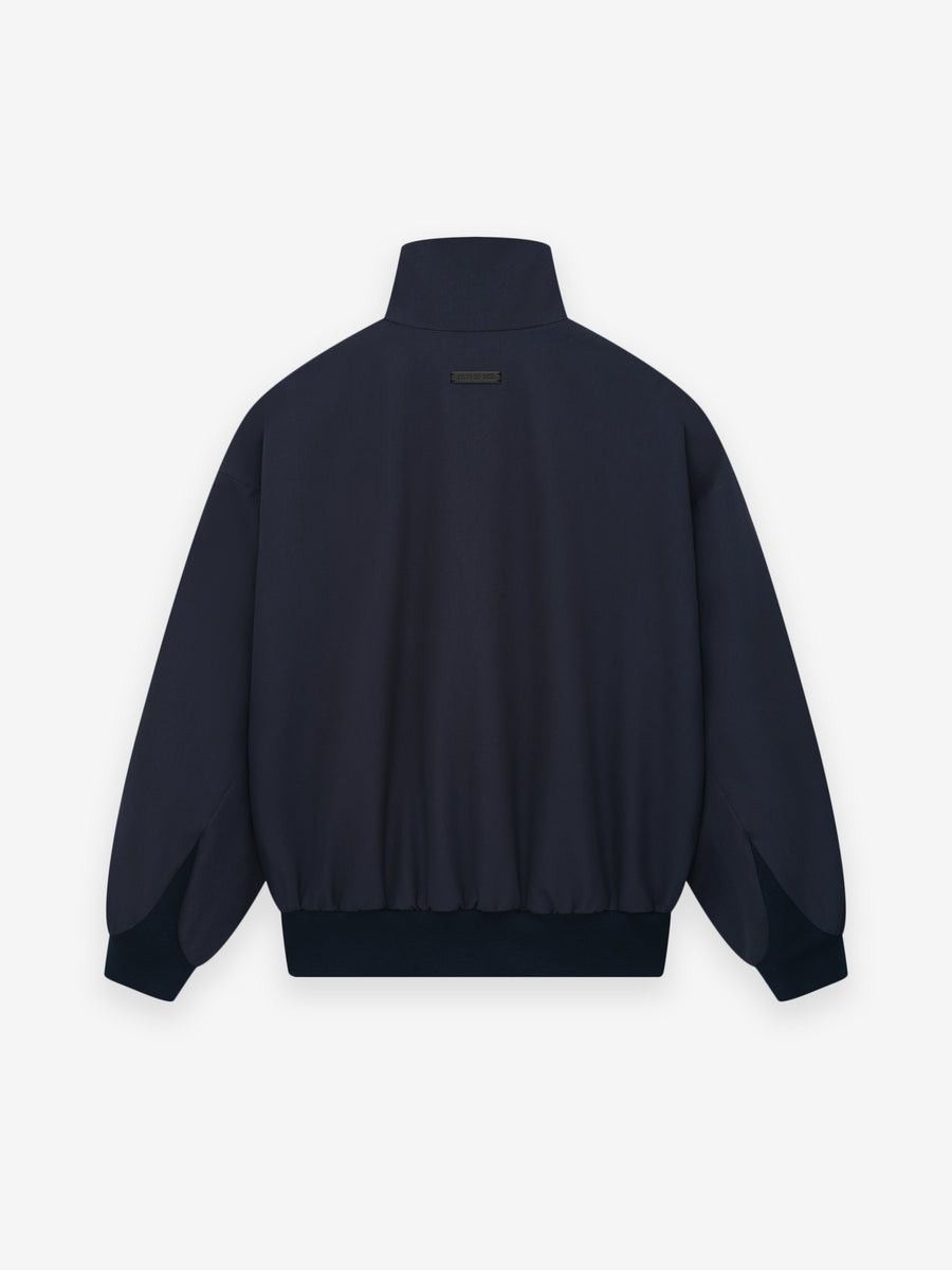 o1mle0326 High Neck Track Jacket in Blue