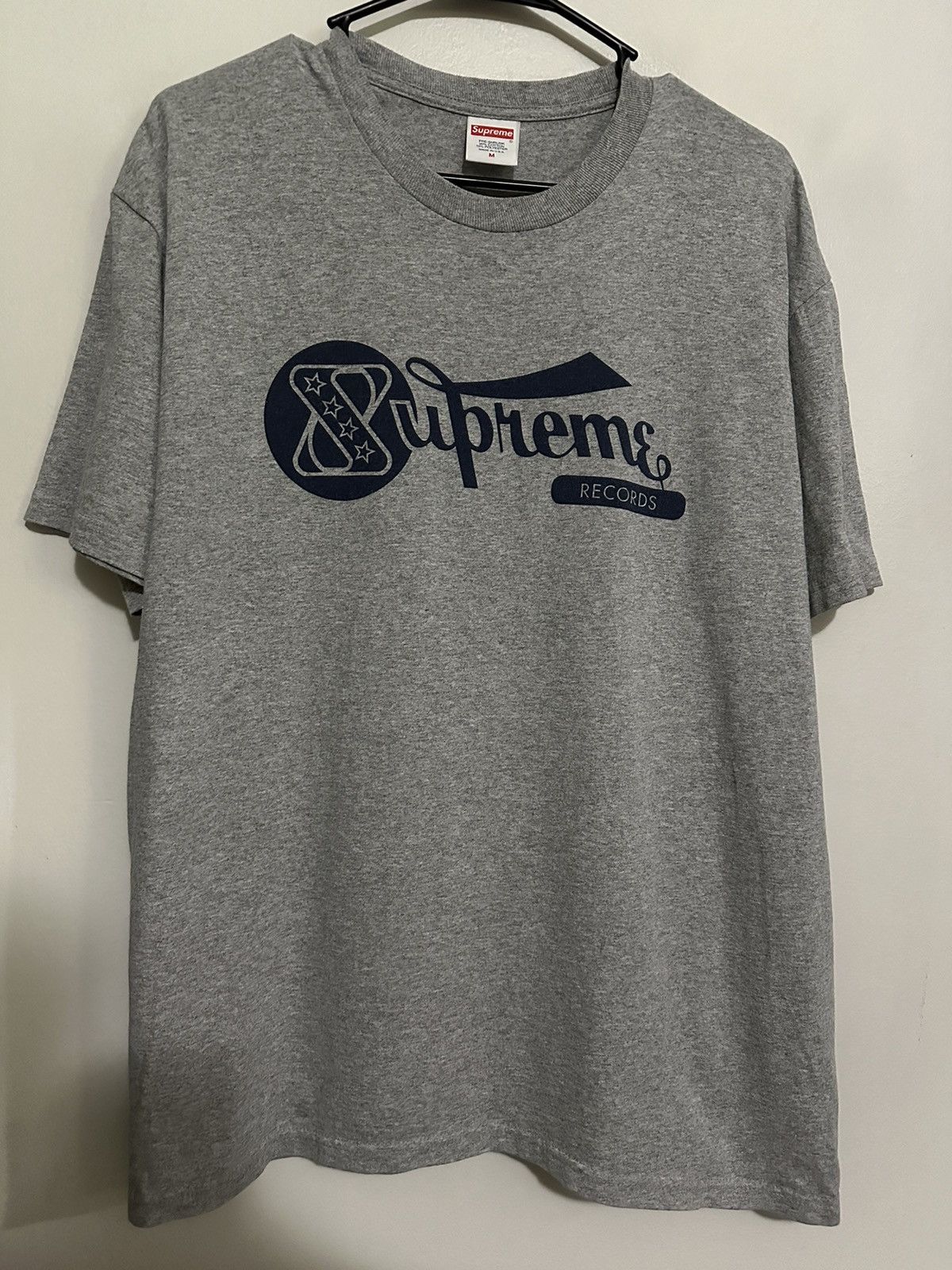 Supreme Supreme Records Tee Size US M / EU 48-50 / 2 - 1 Thumbnail