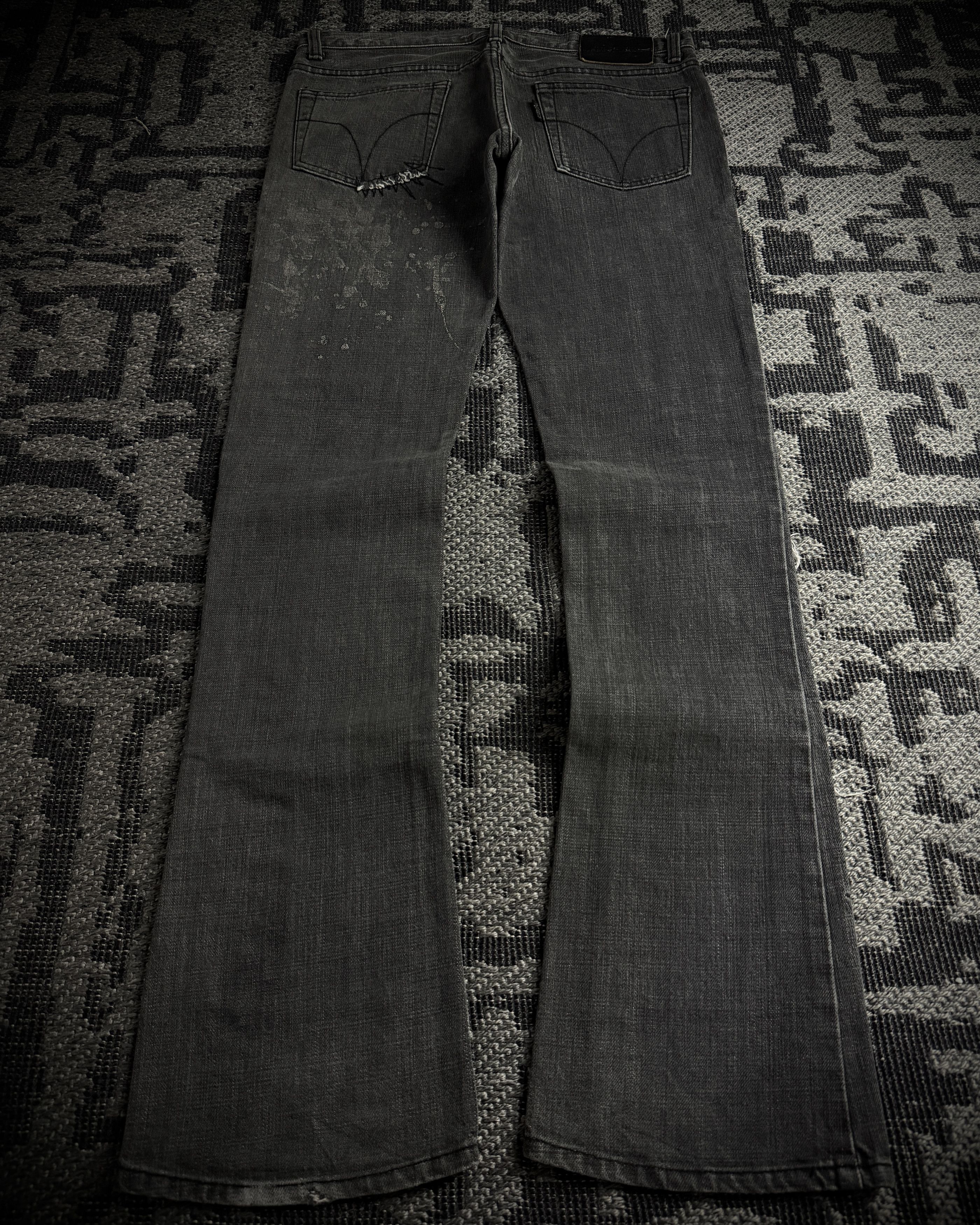 Hysteric Glamour Hysteric Glamour Paint Splatter Denim Size US 33 - 6 Thumbnail