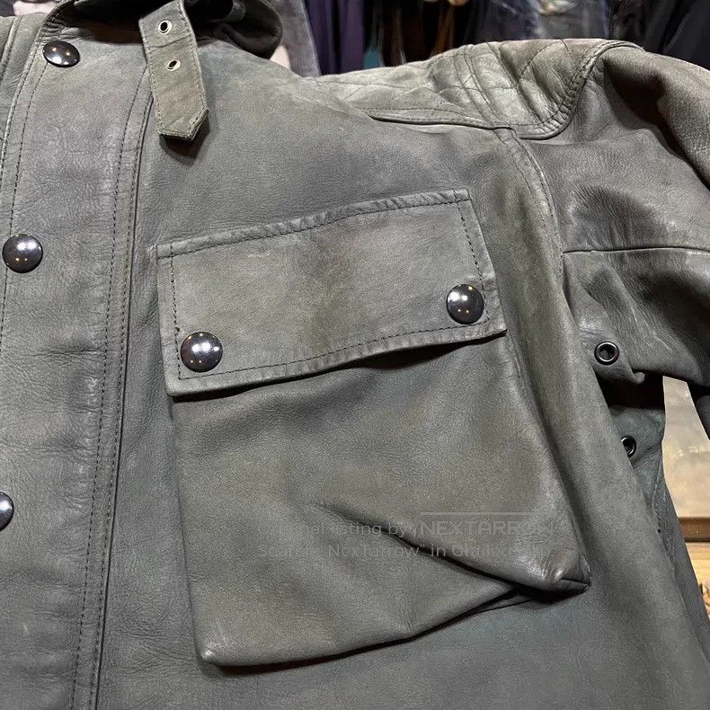 RRL Ralph Lauren RRL Ralph Lauren Vintage Distressed Biker Leather Jacket Size US M / EU 48-50 / 2 - 6 Thumbnail
