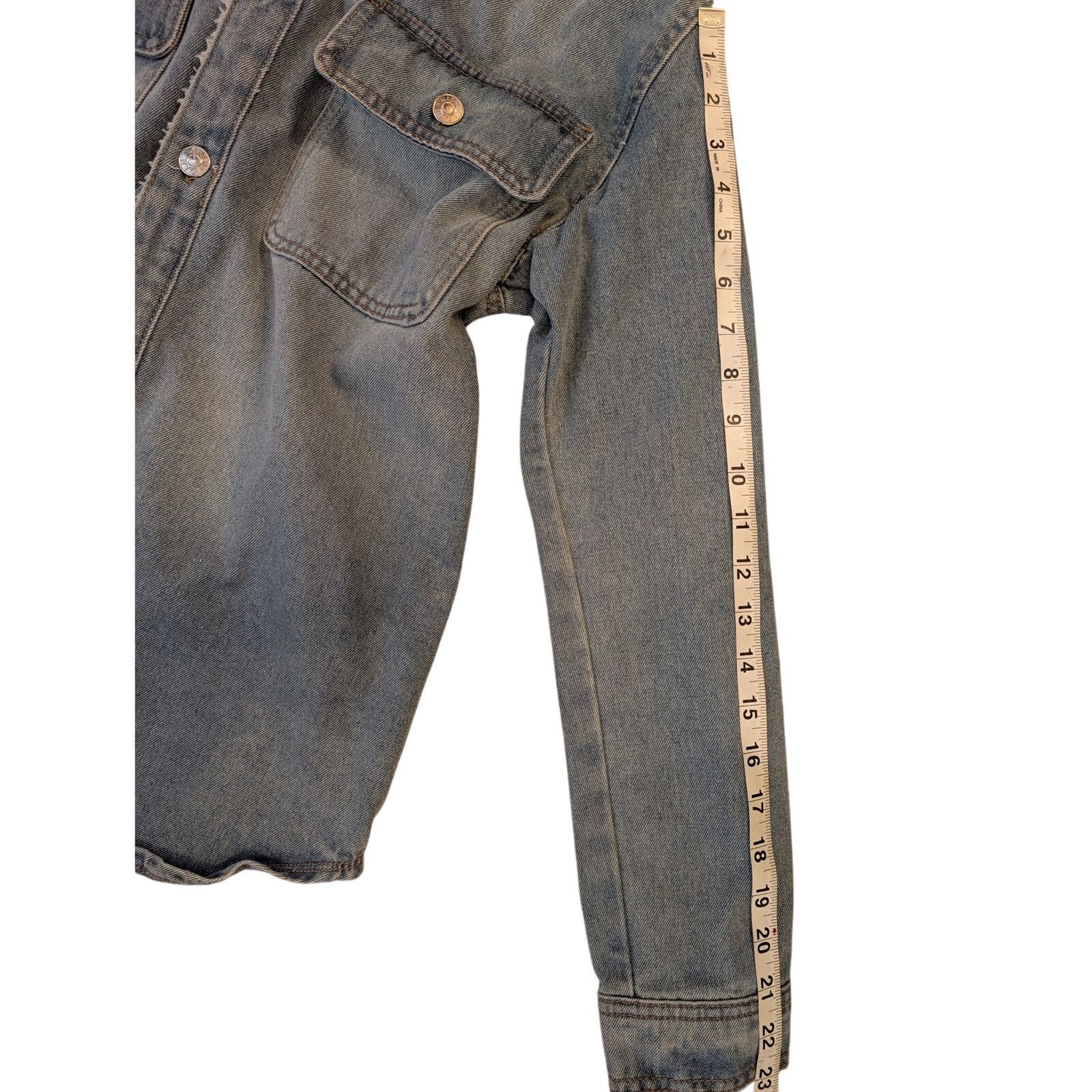 Madden NYC Mens Madden NYC Medium Denim Jeans Jacket Fall Jacket Size US M / EU 48-50 / 2 - 5 Thumbnail