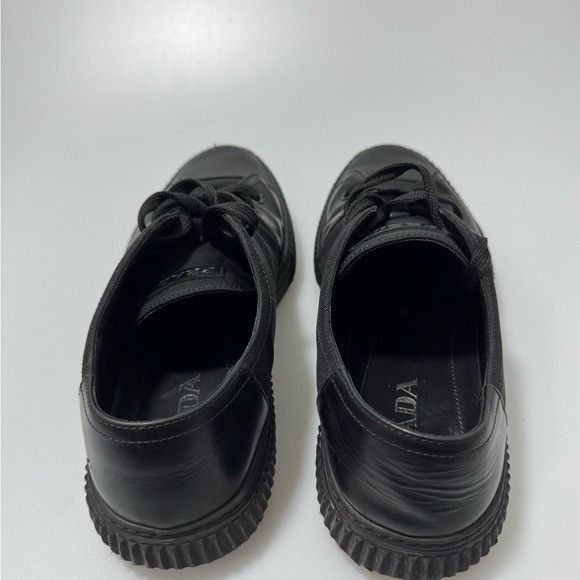Prada Prada Stratus Leather Nylon Black Sneakers Men’s 8.5 Size US 8.5 / EU 41-42 - 3 Thumbnail