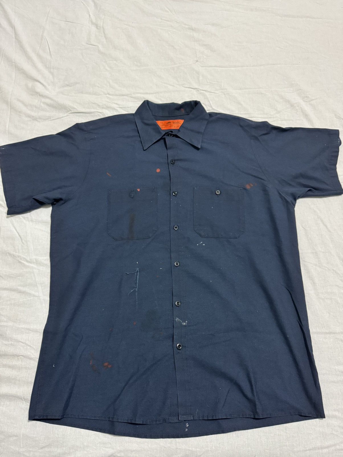 Vintage Vintage Workers Shirt Size US L / EU 52-54 / 3 - 1 Thumbnail