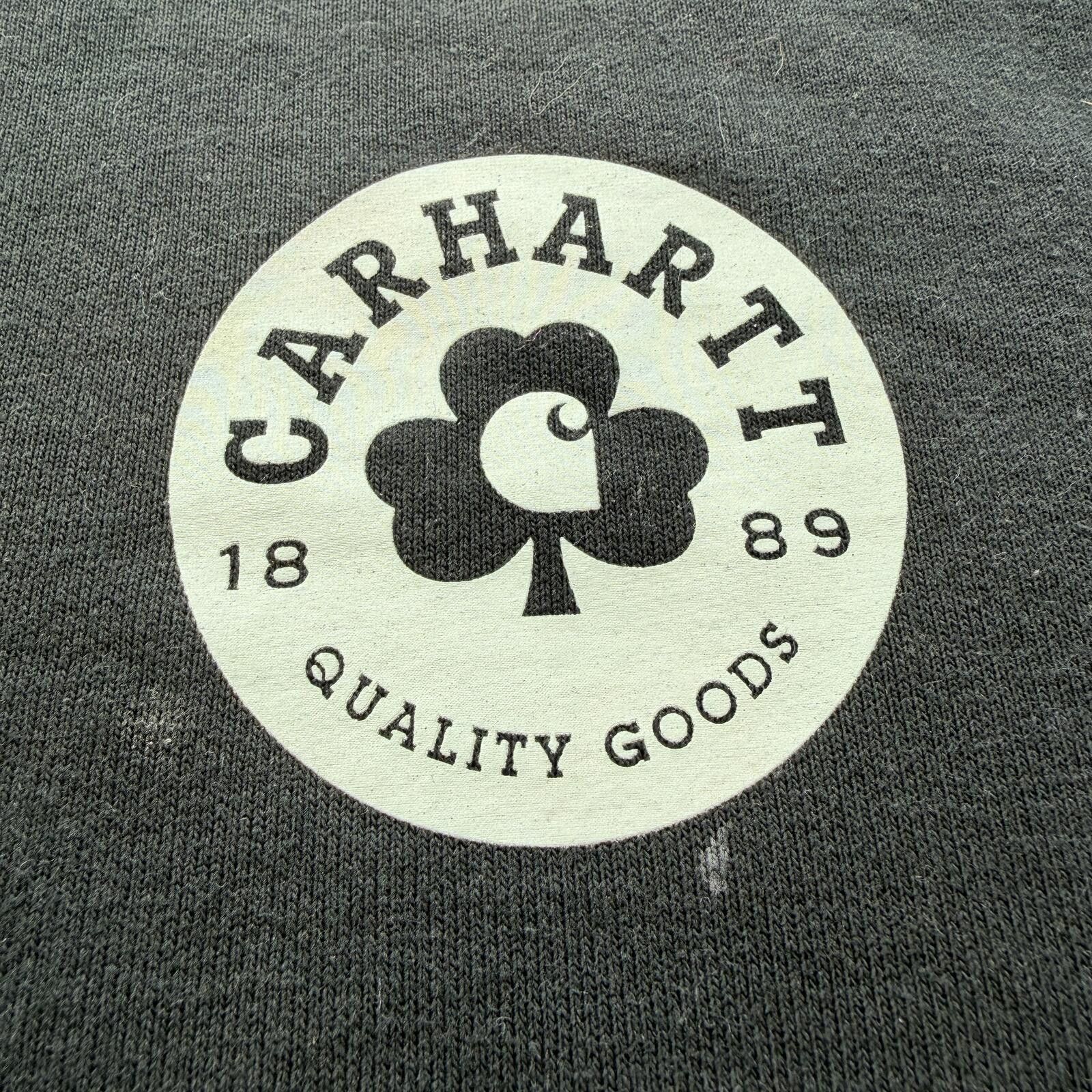 Carhartt Carhartt Black Graphic Hoodie Loose Fit M Logo Sweatshirt Size US M / EU 48-50 / 2 - 5 Thumbnail