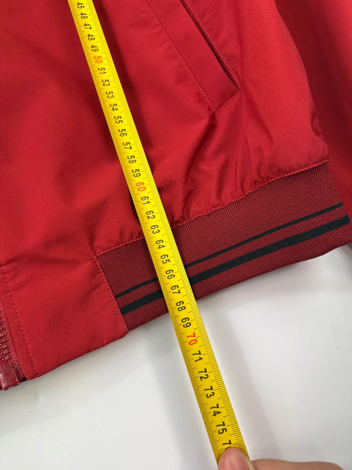 Prada Prada Sport FW2014 Red Nylon Light Bomber Waterproof Jacket Size US XL / EU 56 / 4 - 13 Thumbnail