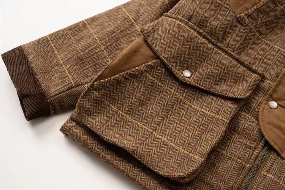 Vintage Japanese Retro Plaid Padded Cargo Parkas Outdoor Jacket Size US L / EU 52-54 / 3 - 6 Thumbnail