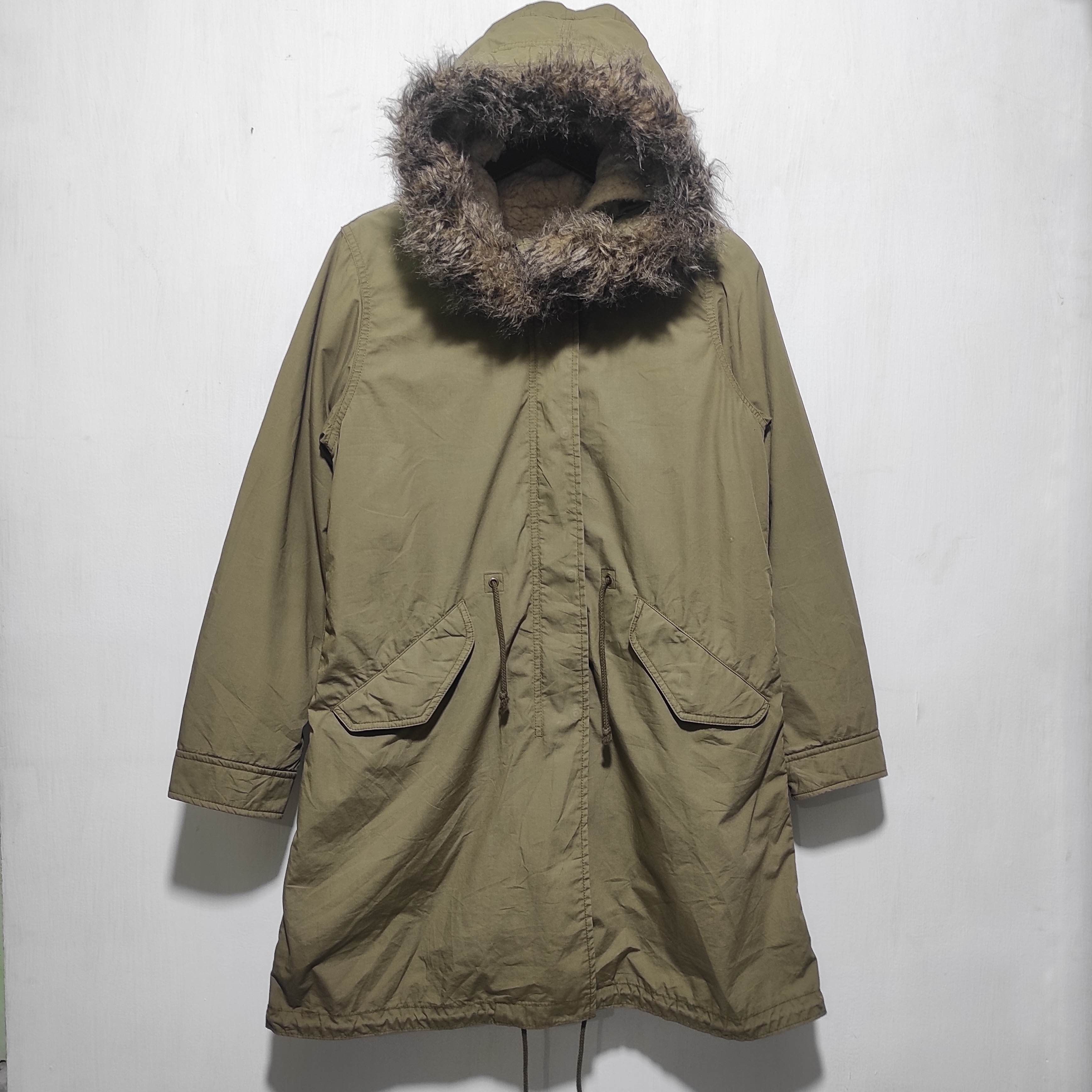 Uniqlo Uniqlo Parka Fur Hoodie Jacket i6w9 style Size US M / EU 48-50 / 2 - 2 Thumbnail