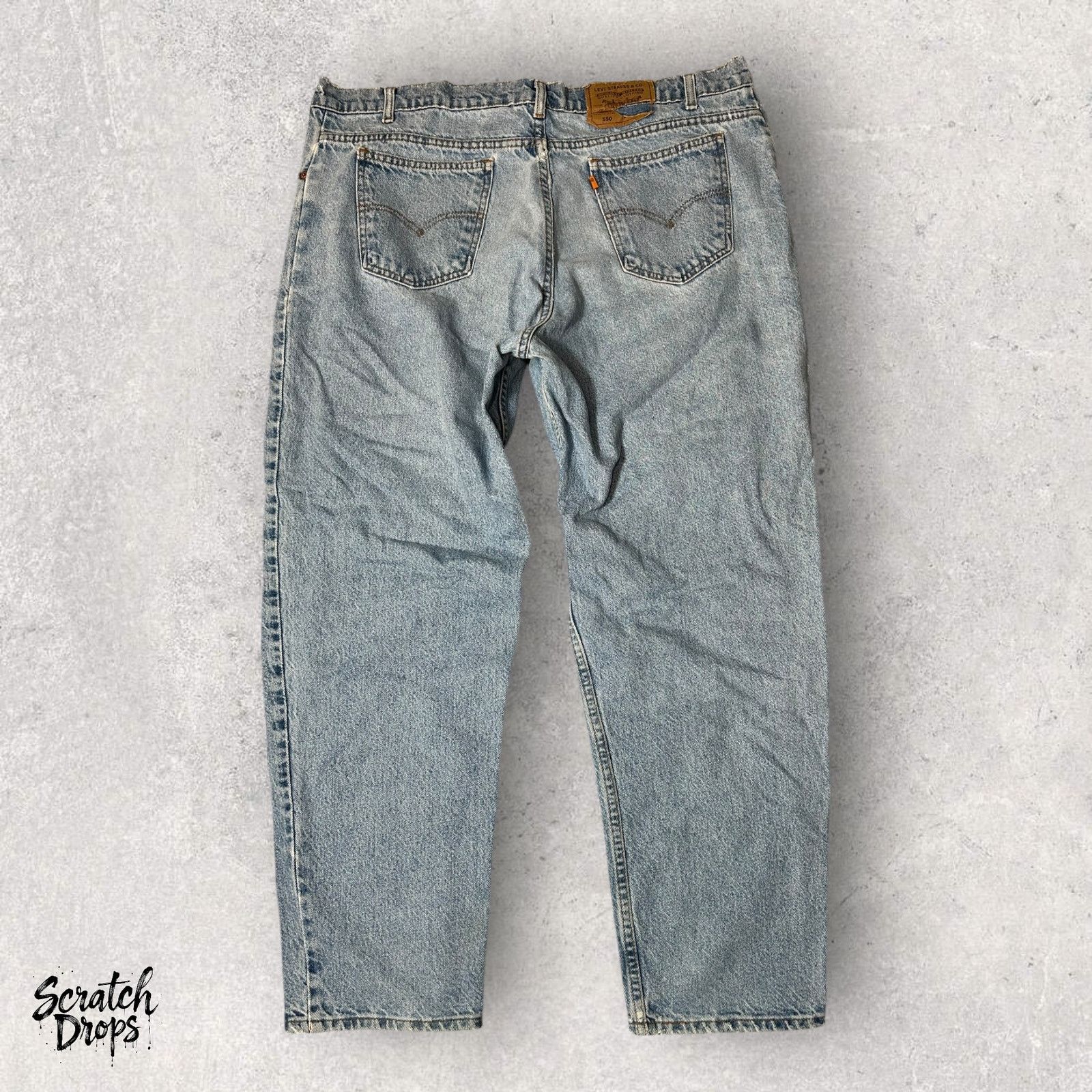 Levi's Levi's 550 Jeans Men's Vintage 90s Relaxed Light Wash S 40 Size US 40 / EU 56 - 2 Thumbnail