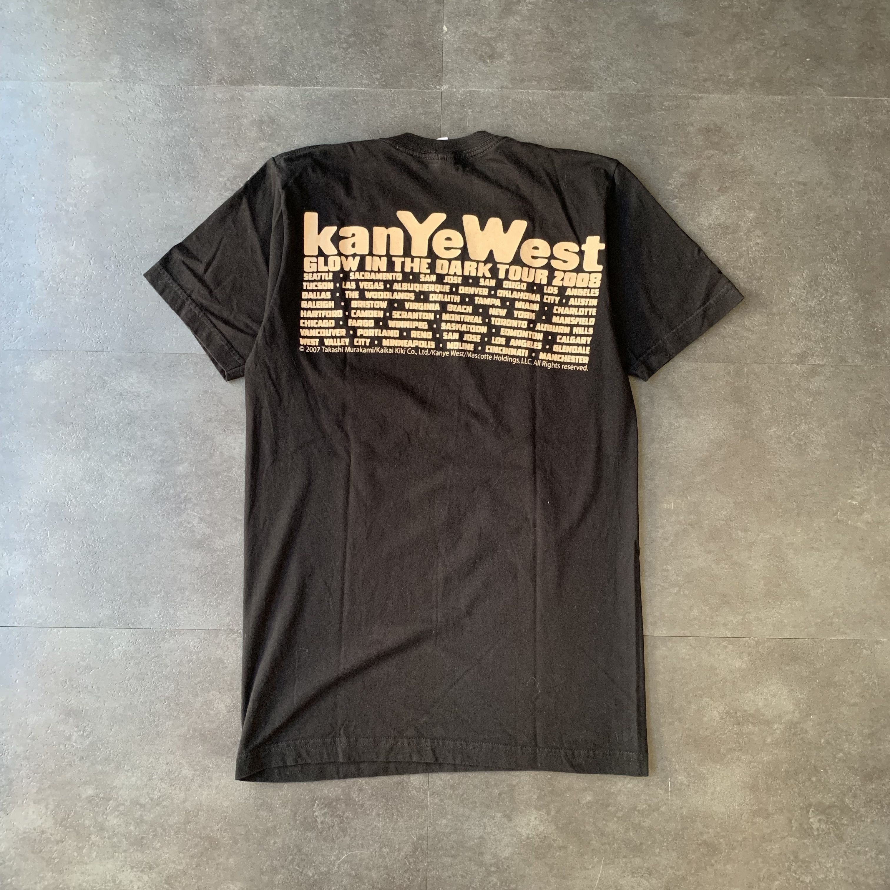 Band Tees Vintage Kanye West Portrait Glow in the Dark Tour Tee Shirt Size US S / EU 44-46 / 1 - 2 Thumbnail