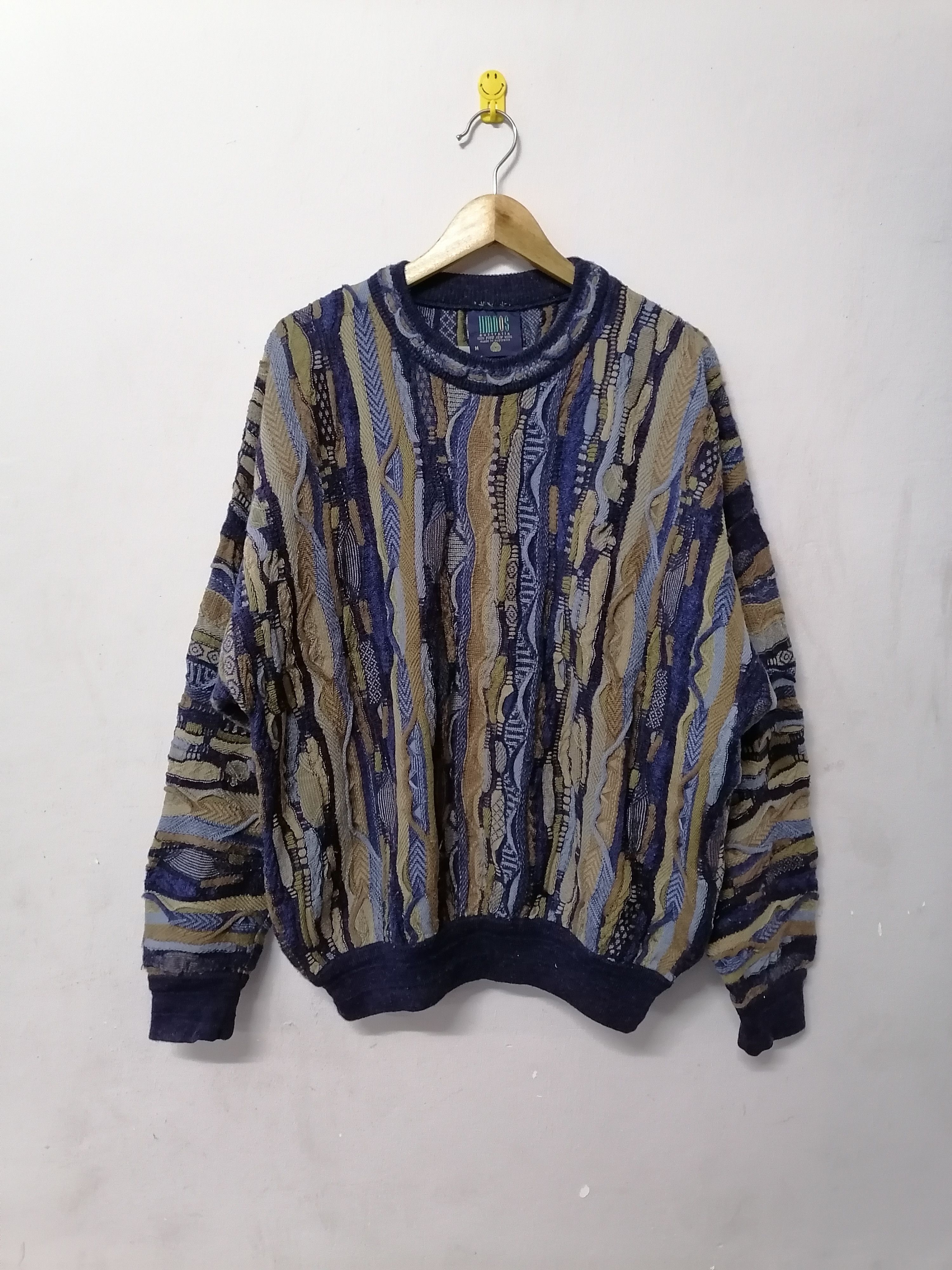 Coogi × Vintage Vintage Limnos ICONIC Coogi Pure Wool Knitwear Size US M / EU 48-50 / 2 - 1 Thumbnail