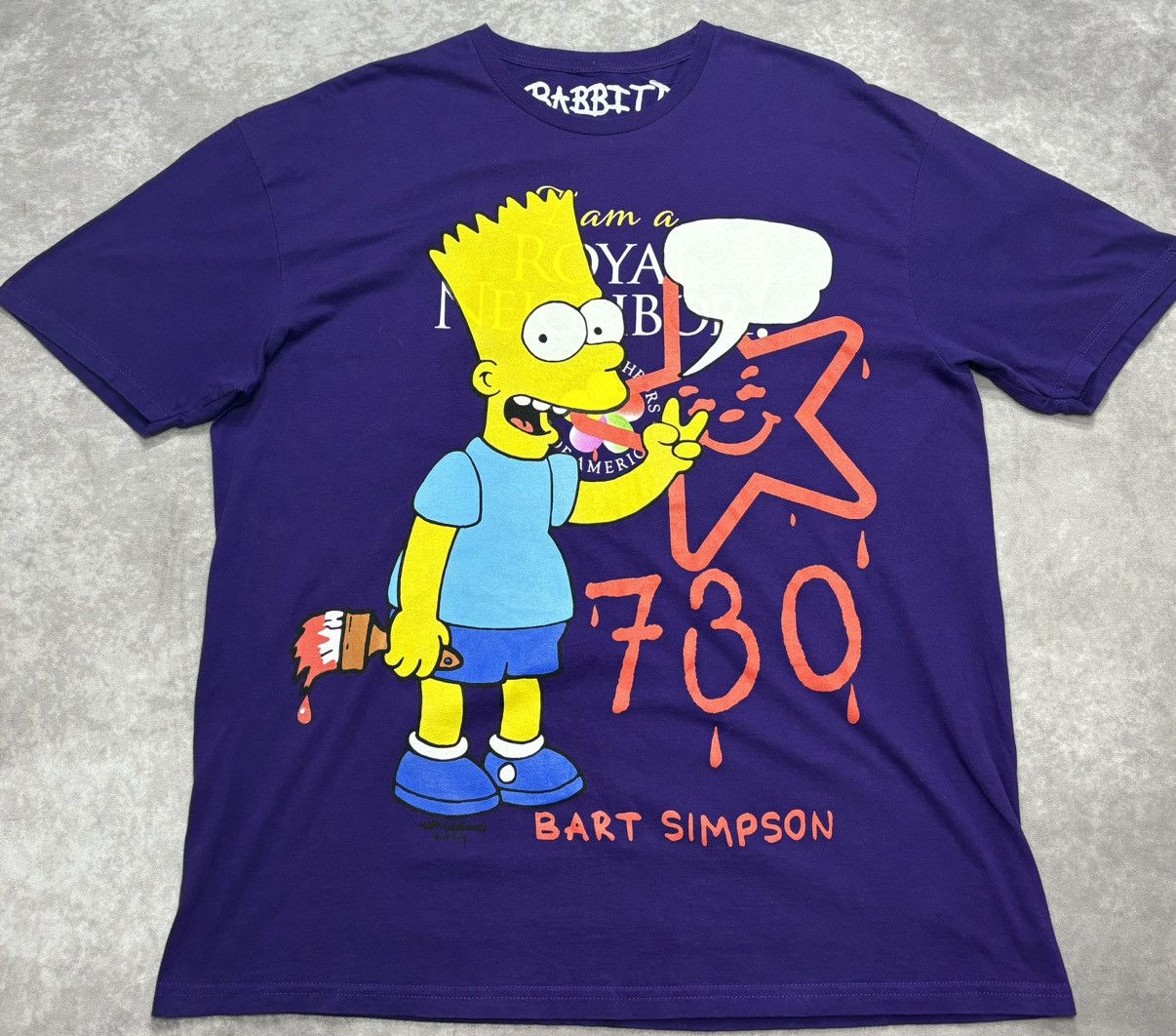 Asspizza Babbitt Week 23 Bart Text Bubble Revived T-Shirt Purple Size US L / EU 52-54 / 3 - 1 Thumbnail