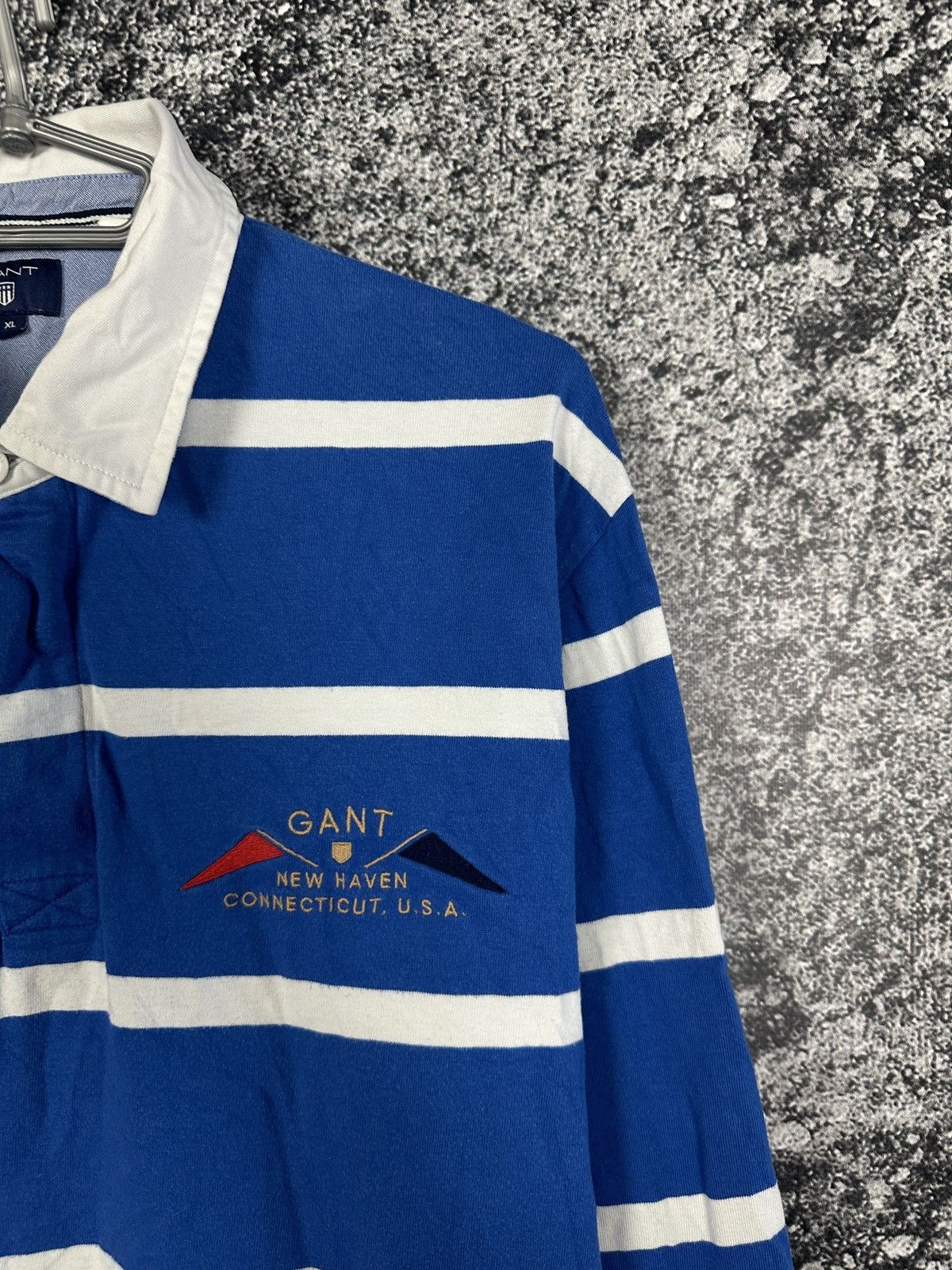 Gant GANT New Haven Connecticut USA Long Sleeve Polo Shirt XL Size US XL / EU 56 / 4 - 4 Thumbnail